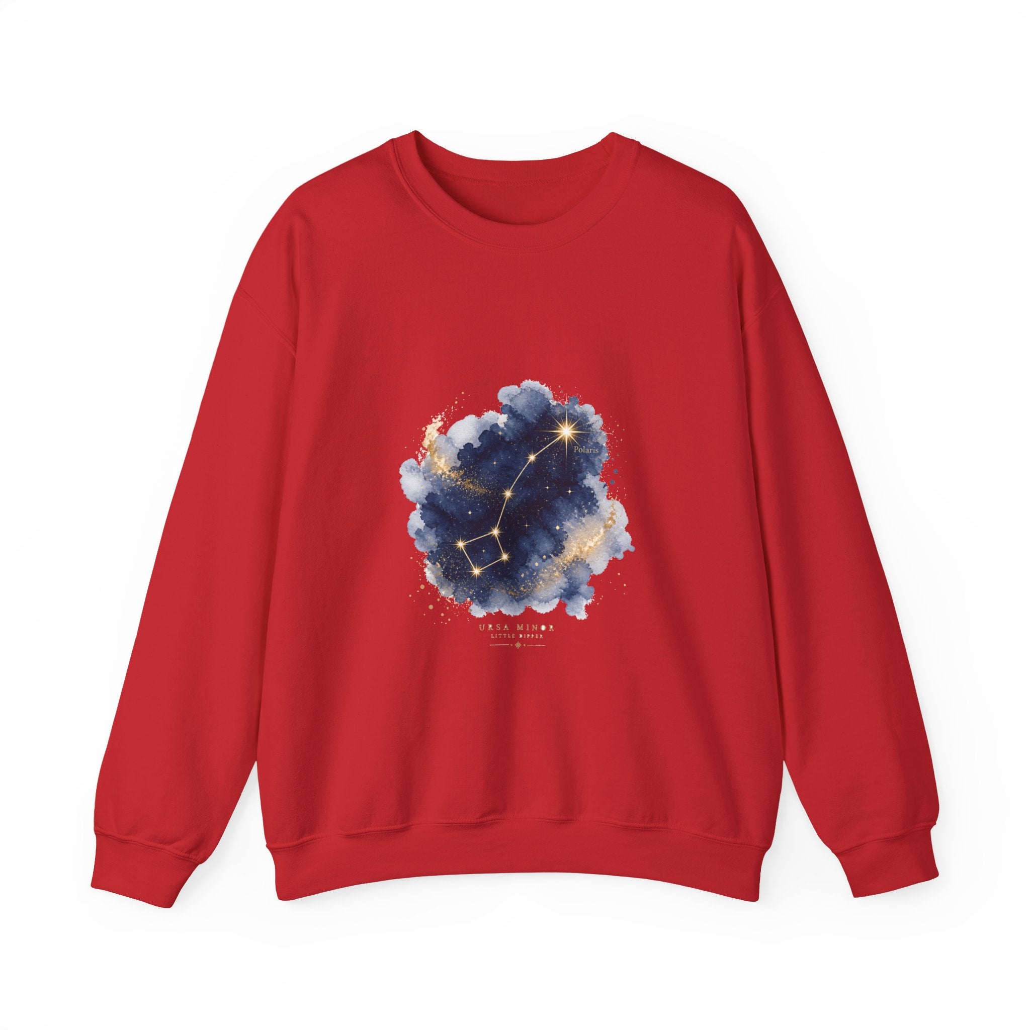 Matching Couple Sweatshirt - Big & Little Dipper Matching Couple Comfort Colors Crew Watercolor Art His Hers Birthday Gift - Design B