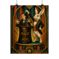 Magic Hat Rabbit Wall Art Poster 24×36 Art Deco Bar Area Decor Maximalist Print