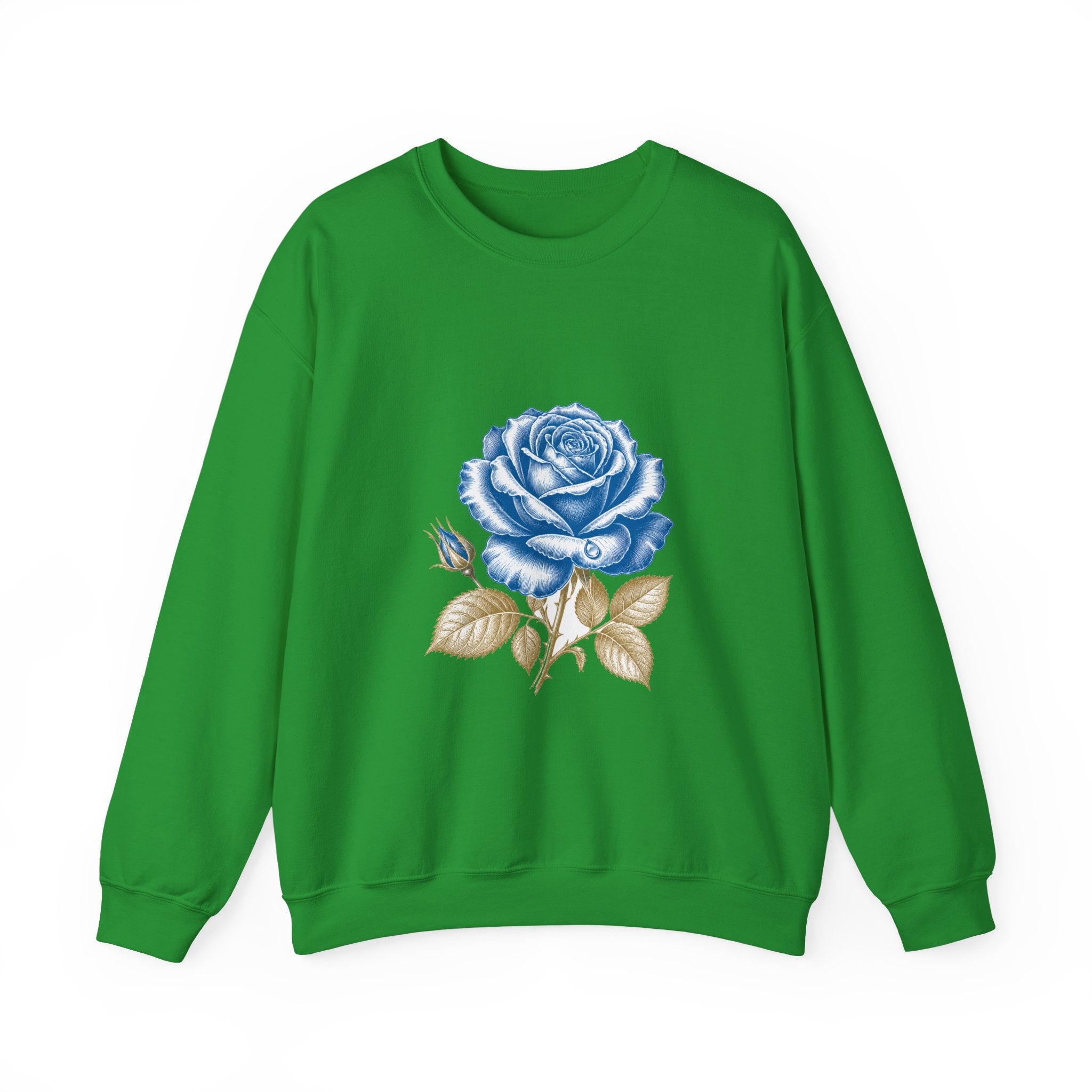 Matching Couple Sweatshirt - Rose & Thorn Matching Couple Comfort Colors Crew Vintage Art His Hers Honeymoon Gift - Design A