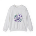 Matching Couple Sweatshirt - Comet & Asteroid Matching Couple Premium Fleece Sweatshirt Watercolor Art His Hers Birthday Gift - Design B