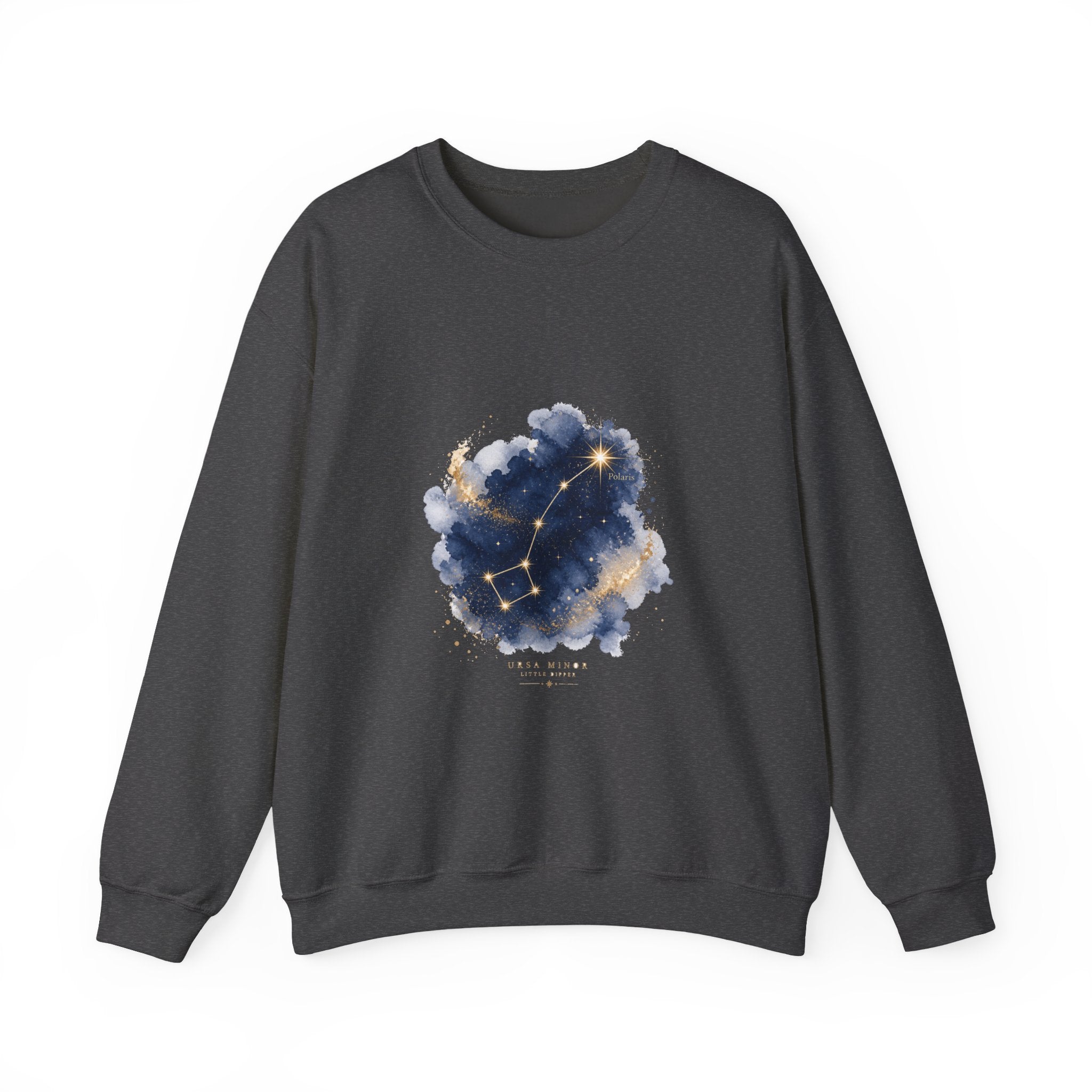 Matching Couple Sweatshirt - Big & Little Dipper Matching Couple Comfort Colors Crew Watercolor Art His Hers Birthday Gift - Design B