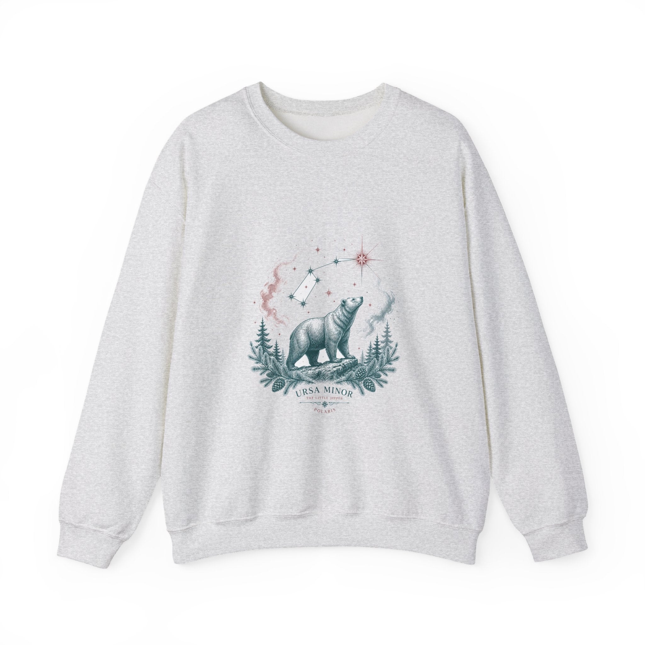 Matching Couple Sweatshirt - Big & Little Dipper Matching Couple Comfort Colors Crew Vintage Art His Hers Honeymoon Gift - Design B