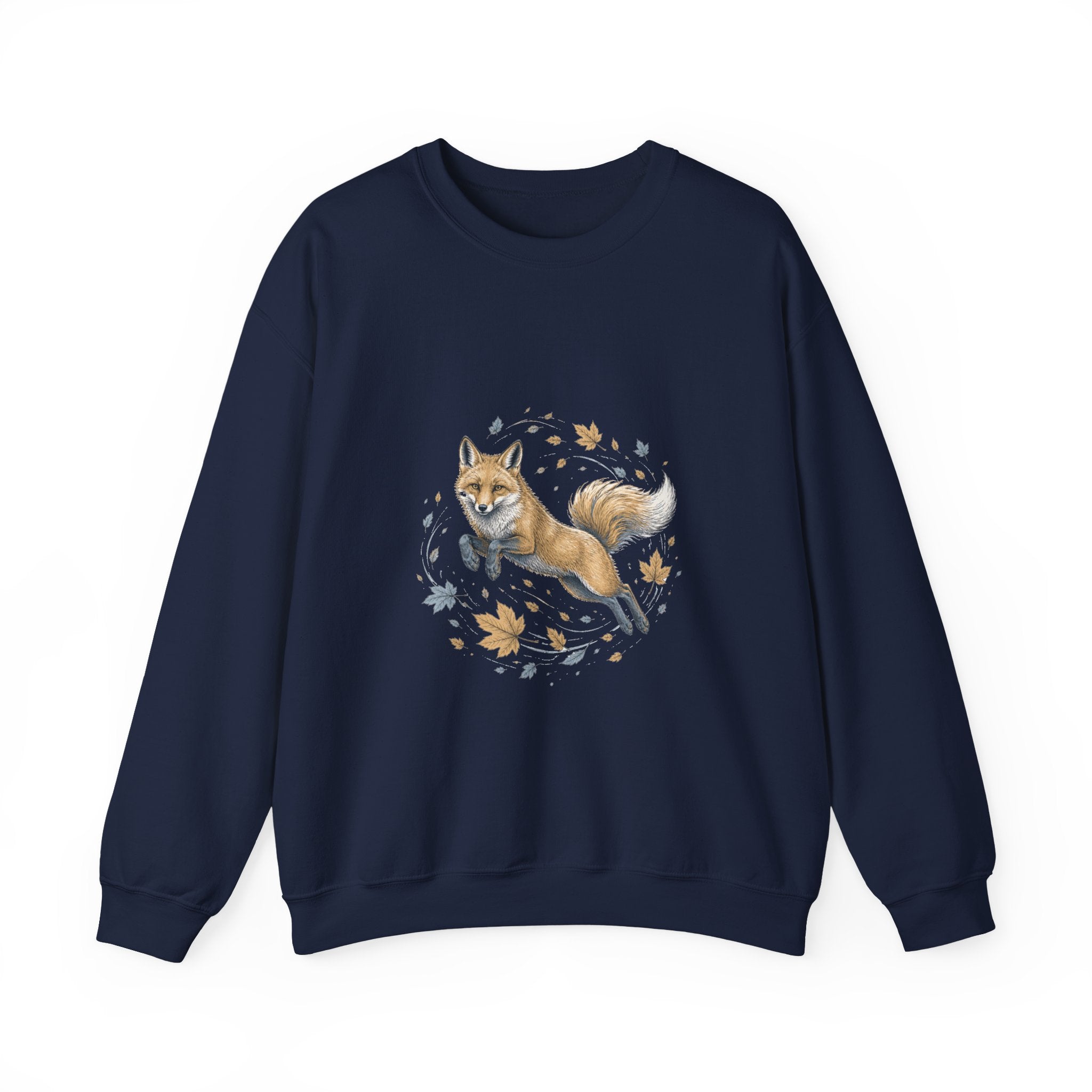 Matching Couple Sweatshirt - Fox & Rabbit Matching Couple Crewneck Sweatshirt Hand-Drawn Art His Hers Best Friend Gift - Design A
