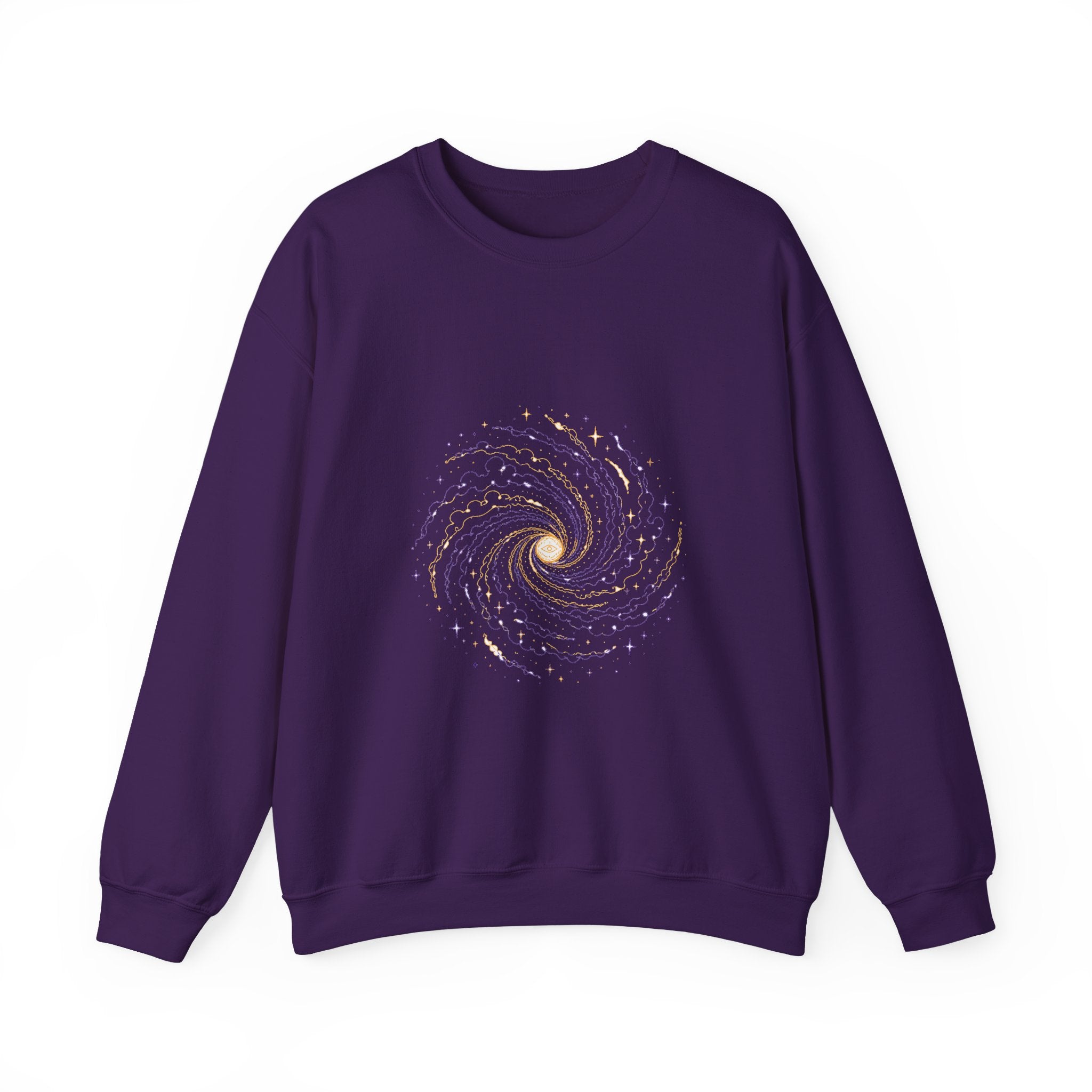 Matching Couple Sweatshirt - Galaxy & Supernova Matching Couple Crewneck Sweatshirt Minimalist Art His Hers Valentine Gift - Design A
