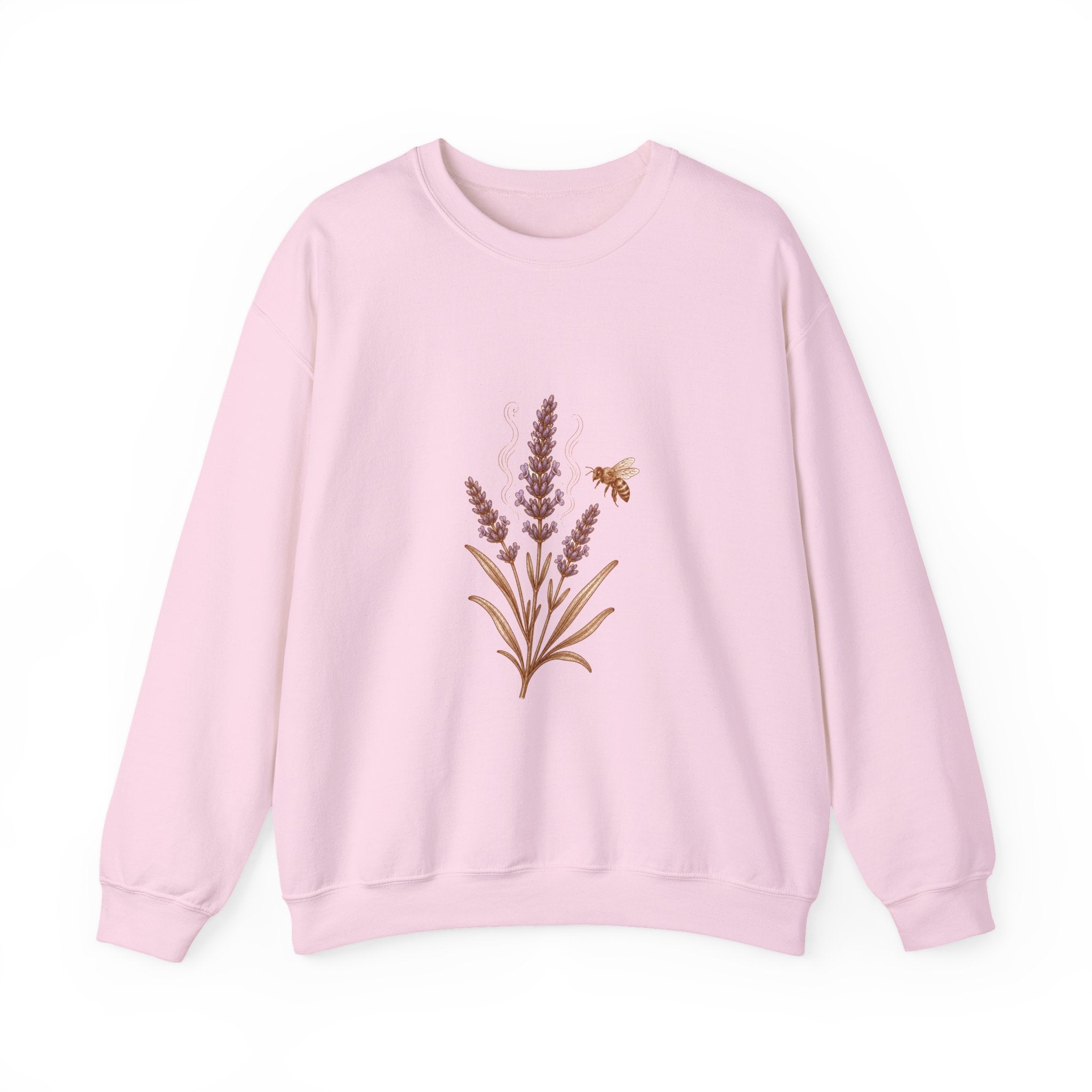 Matching Couple Sweatshirt - Lavender & Thistle Matching Couple Crewneck Sweatshirt Vintage Art His Hers Wedding Gift - Design A