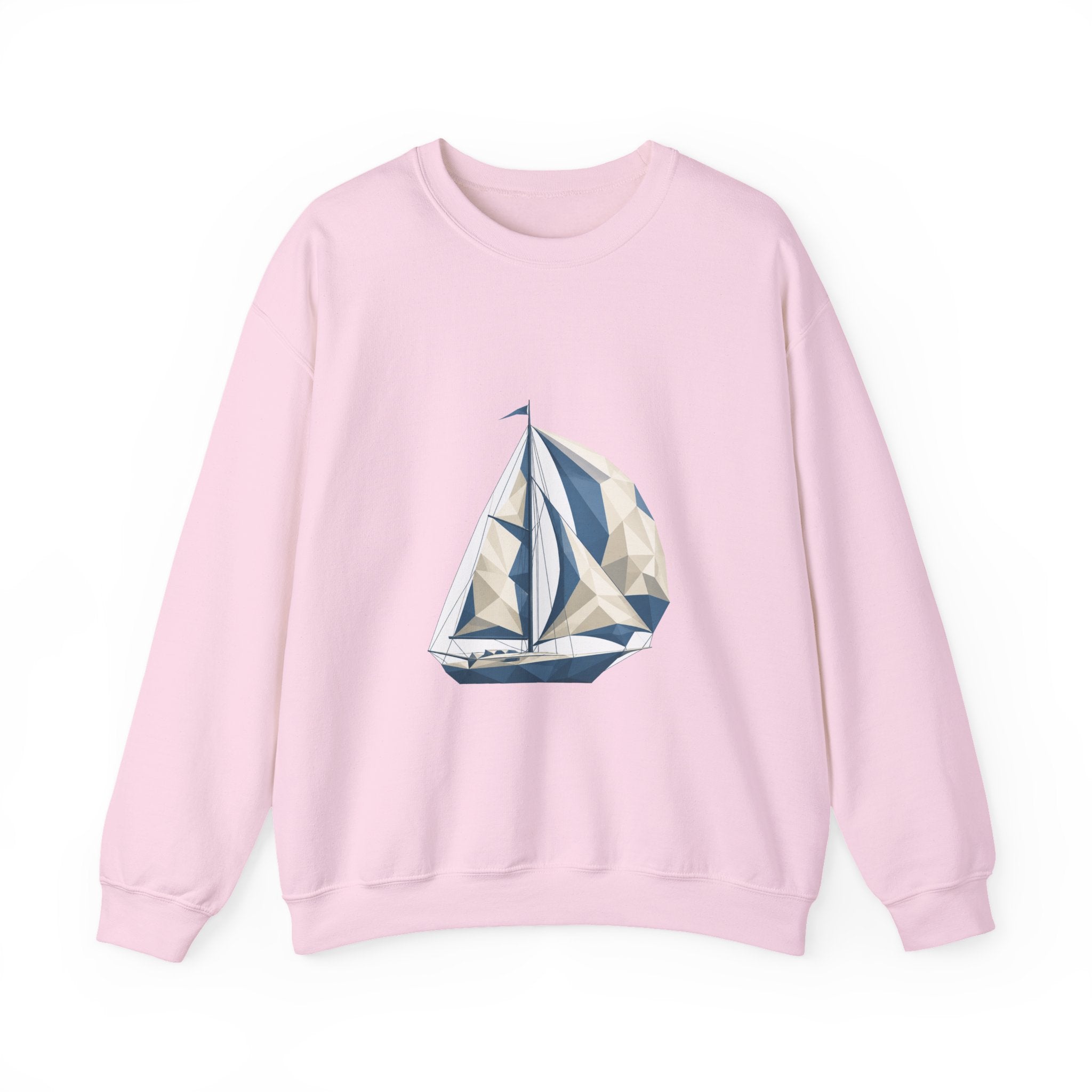 Matching Couple Sweatshirt - Anchor & Sail Matching Couple Premium Fleece Sweatshirt Geometric Art His Hers Love Gift - Design B