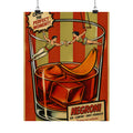 Negroni Trapeze Act Wall Art Poster 24×36 Pop Art Restaurant Decor Maximalist Print