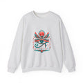 Matching Couple Sweatshirt - Eye of Ra & Horus Matching Couple Comfort Colors Crew Geometric Art His Hers Love Gift - Design A