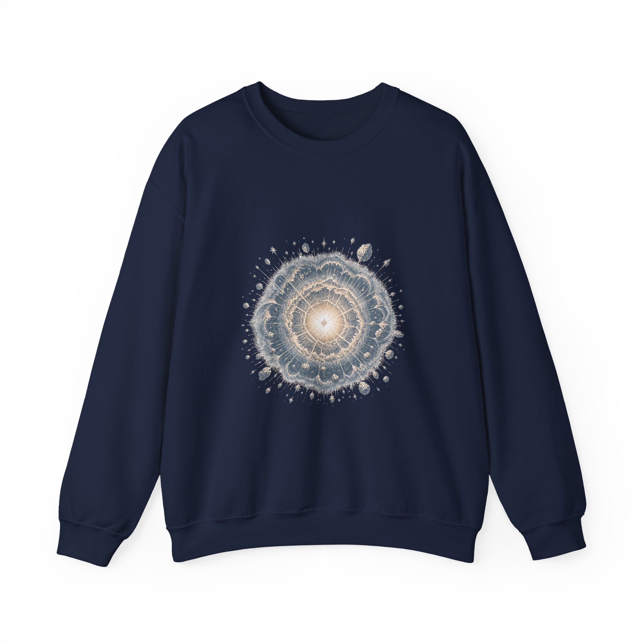 Matching Couple Sweatshirt - Galaxy & Supernova Matching Couple Comfort Colors Crew Vintage Art His Hers Honeymoon Gift - Design B