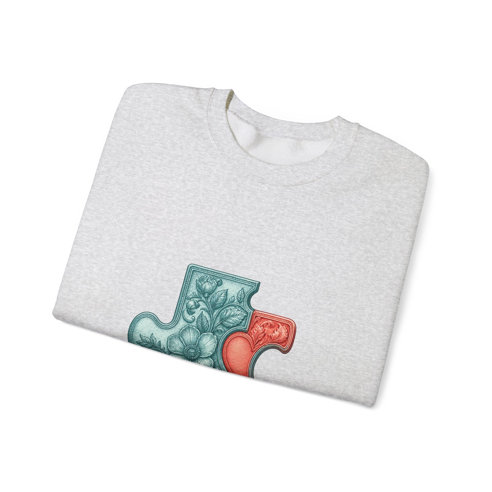 Matching Couple Sweatshirt - Puzzle Pieces Matching Couple Crewneck Sweatshirt Vintage Art His Hers Wedding Gift - Design A