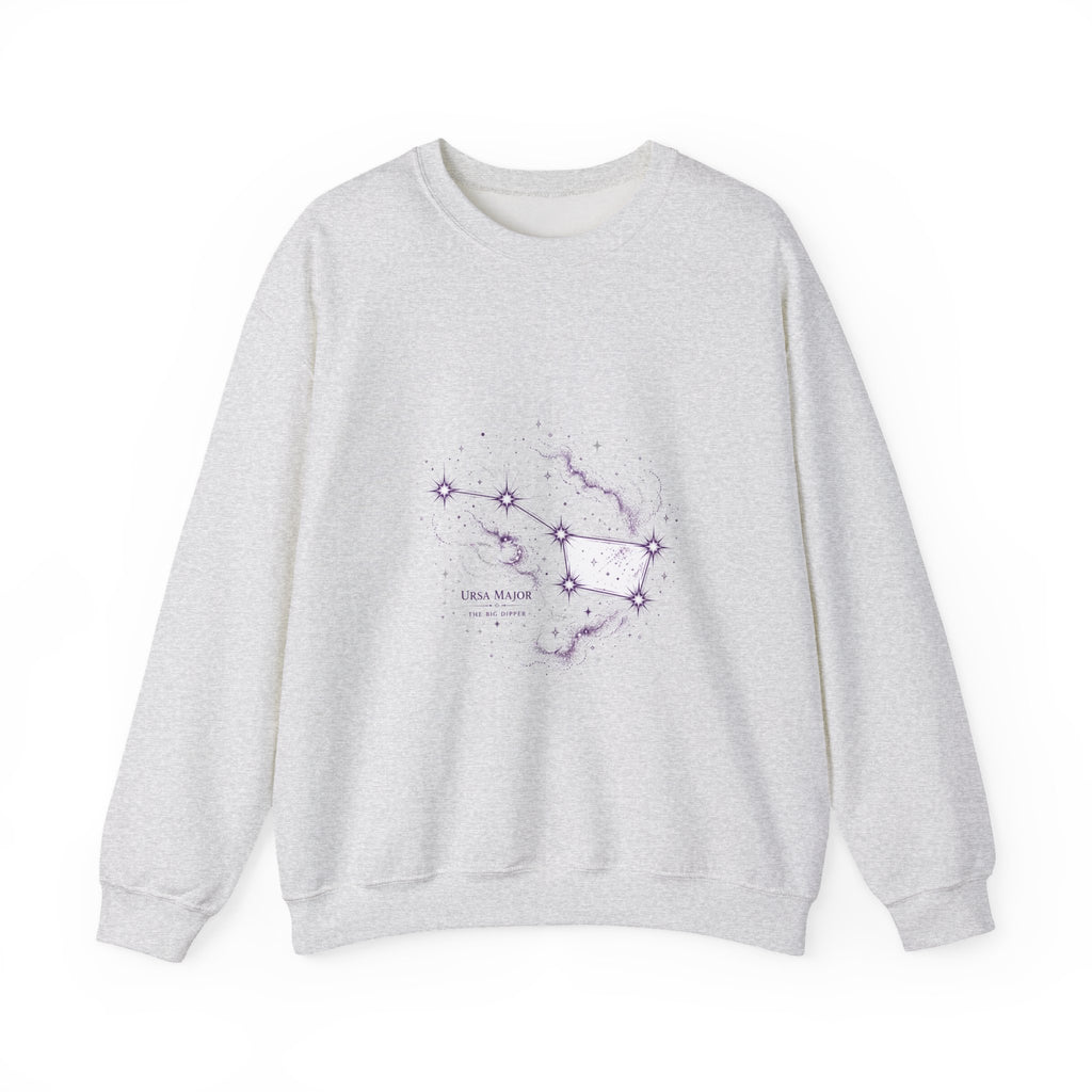 Matching Couple Sweatshirt - Big & Little Dipper Matching Couple Comfort Colors Crew Hand-Drawn Art His Hers Anniversary Gift - Design A