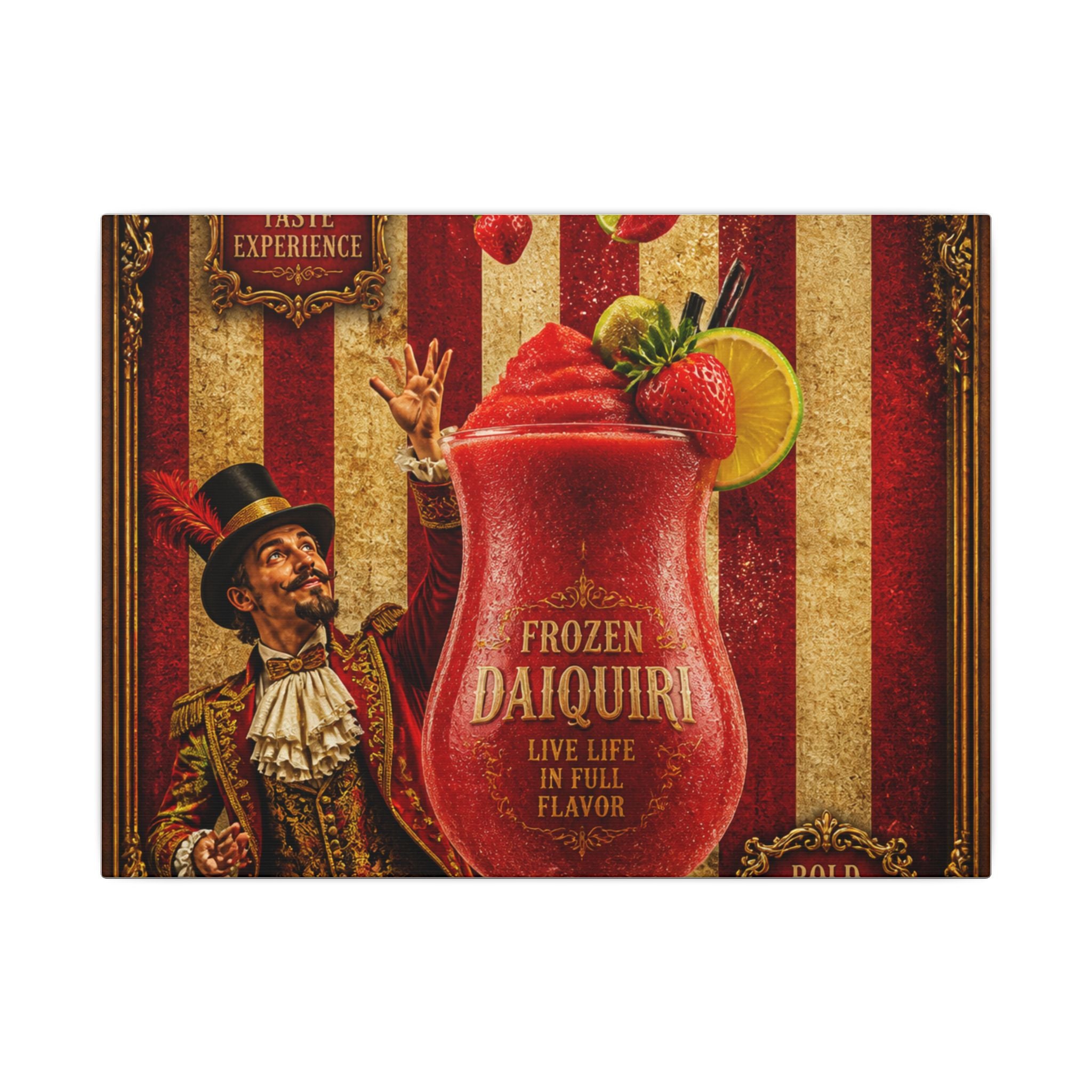 Daiquiri Fruit Juggler Wall Art Canvas 24×36 Baroque Studio Decor Maximalist Print