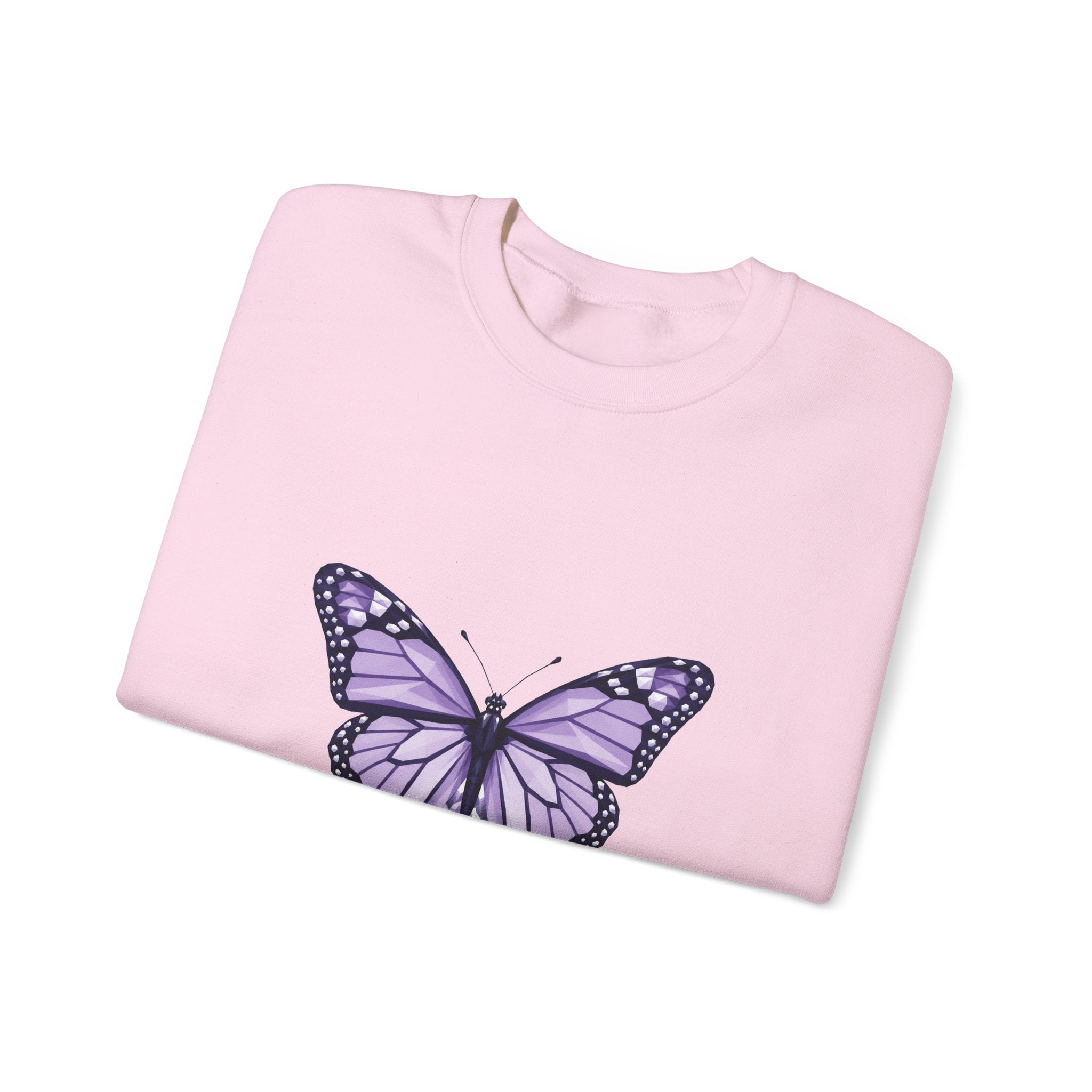 Matching Couple Sweatshirt - Butterfly & Moth Matching Couple Comfort Colors Crew Geometric Art His Hers Love Gift - Design A