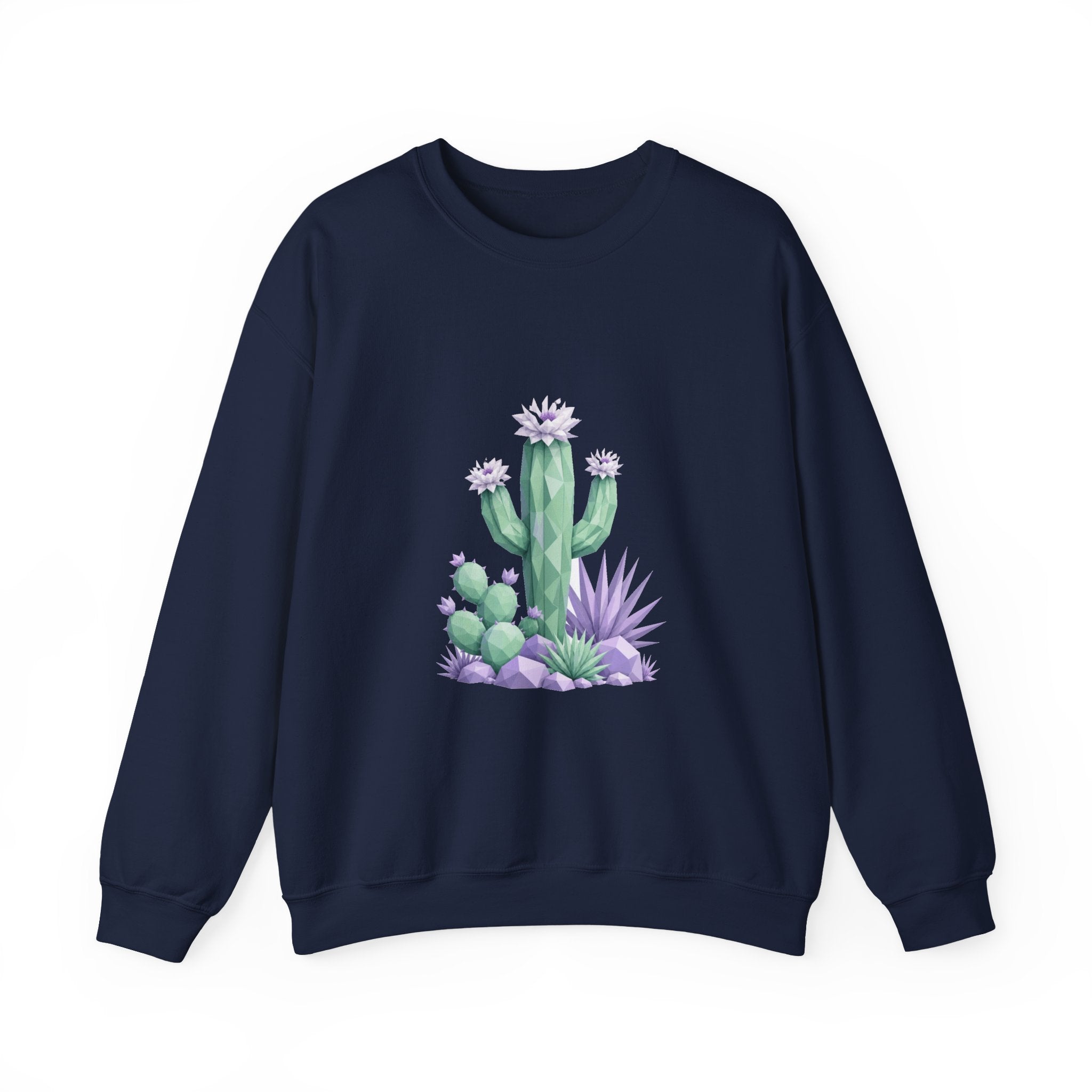 Matching Couple Sweatshirt - Desert & Rainforest Matching Couple Premium Fleece Sweatshirt Geometric Art His Hers Love Gift - Design A