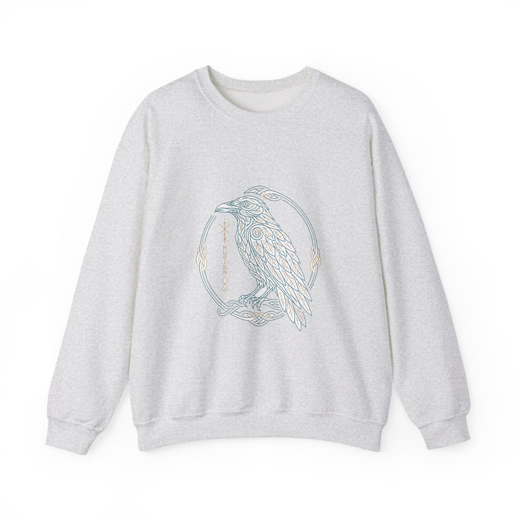 Matching Couple Sweatshirt - Huginn & Muninn Matching Couple Comfort Colors Crew Minimalist Art His Hers Christmas Gift - Design A