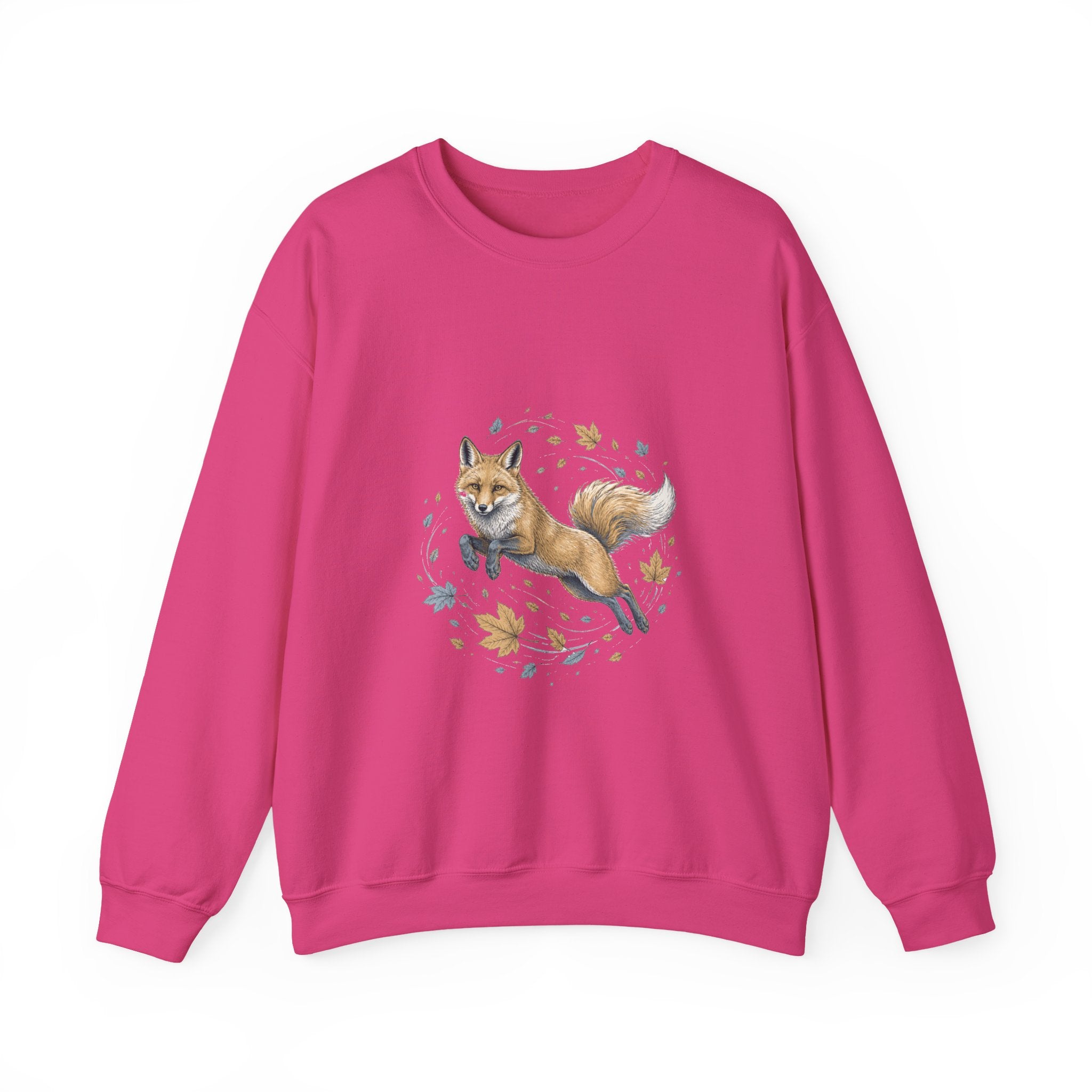 Matching Couple Sweatshirt - Fox & Rabbit Matching Couple Crewneck Sweatshirt Hand-Drawn Art His Hers Best Friend Gift - Design A