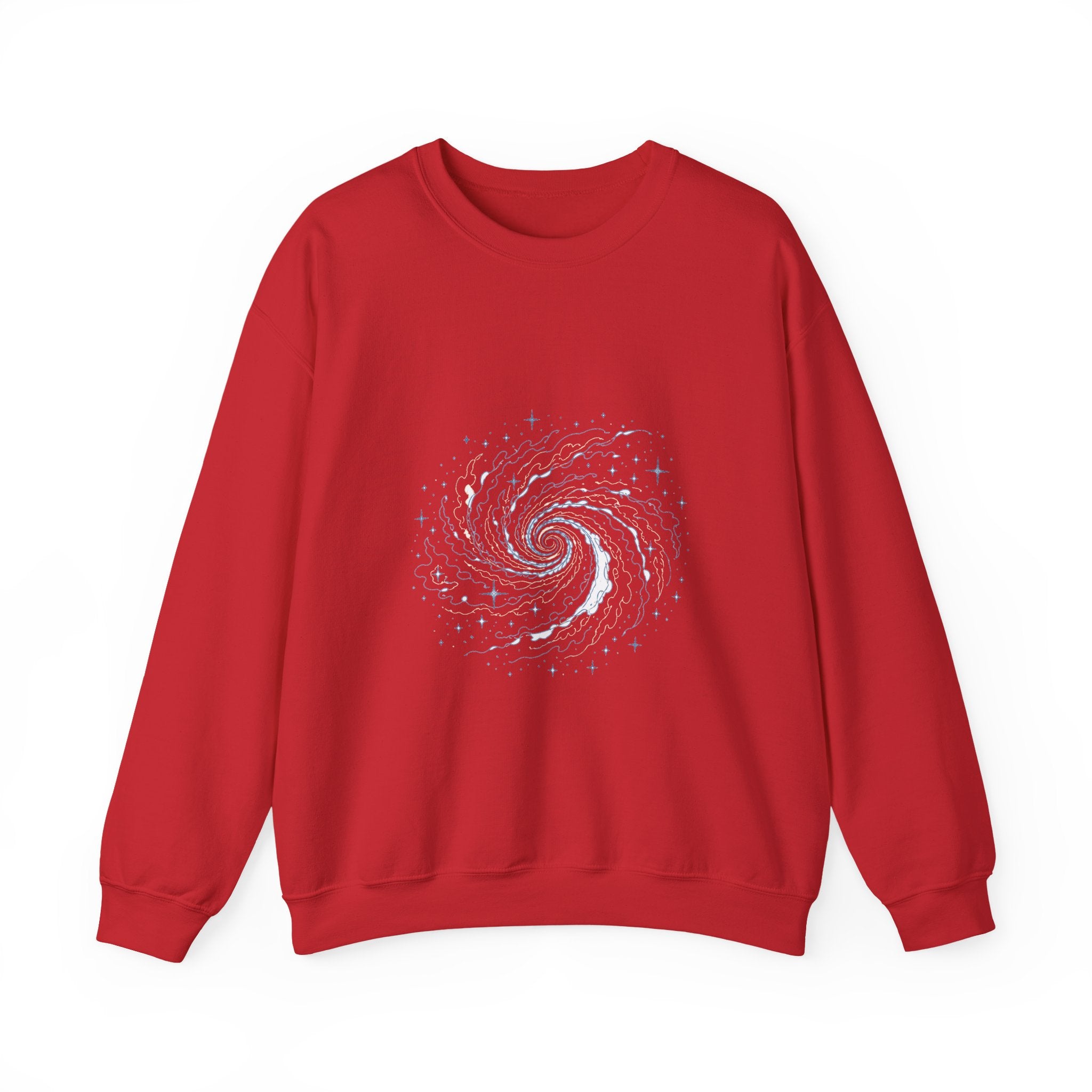 Matching Couple Sweatshirt - Galaxy & Supernova Matching Couple Premium Fleece Sweatshirt Minimalist Art His Hers Christmas Gift - Design A