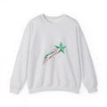 Matching Couple Sweatshirt - Shooting Star & North Star Matching Couple Premium Fleece Sweatshirt Geometric Art His Hers Love Gift - Design A