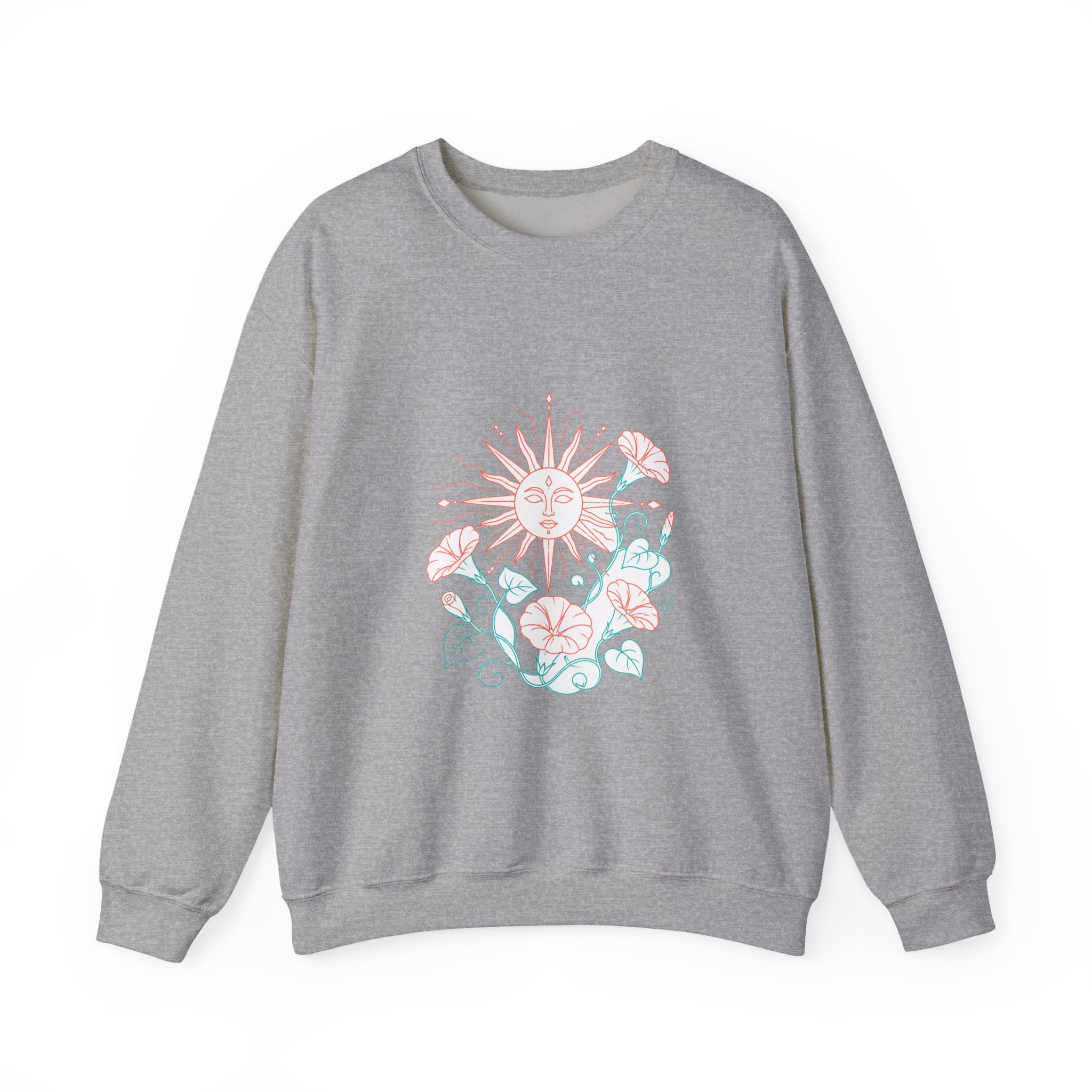 Matching Couple Sweatshirt - Sun & Moon Matching Couple Premium Fleece Sweatshirt Minimalist Art His Hers Christmas Gift - Design B