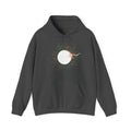 Matching Couple Sweatshirt - Solar & Lunar Eclipse Matching Couple Hooded Sweatshirt Minimalist Art His Hers Valentine Gift - Design A