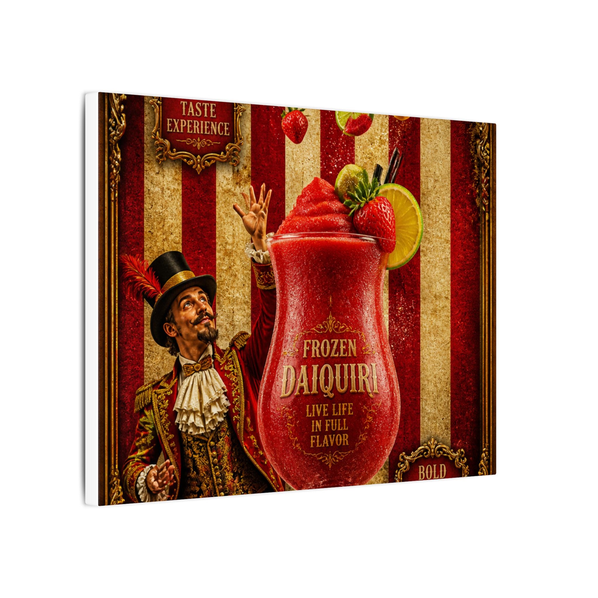 Daiquiri Fruit Juggler Wall Art Canvas 24×36 Baroque Studio Decor Maximalist Print