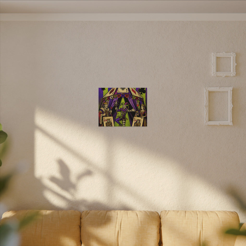 Playing Cards Tent Wall Art Canvas 16×20 Pop Art Living Room Decor Maximalist Print