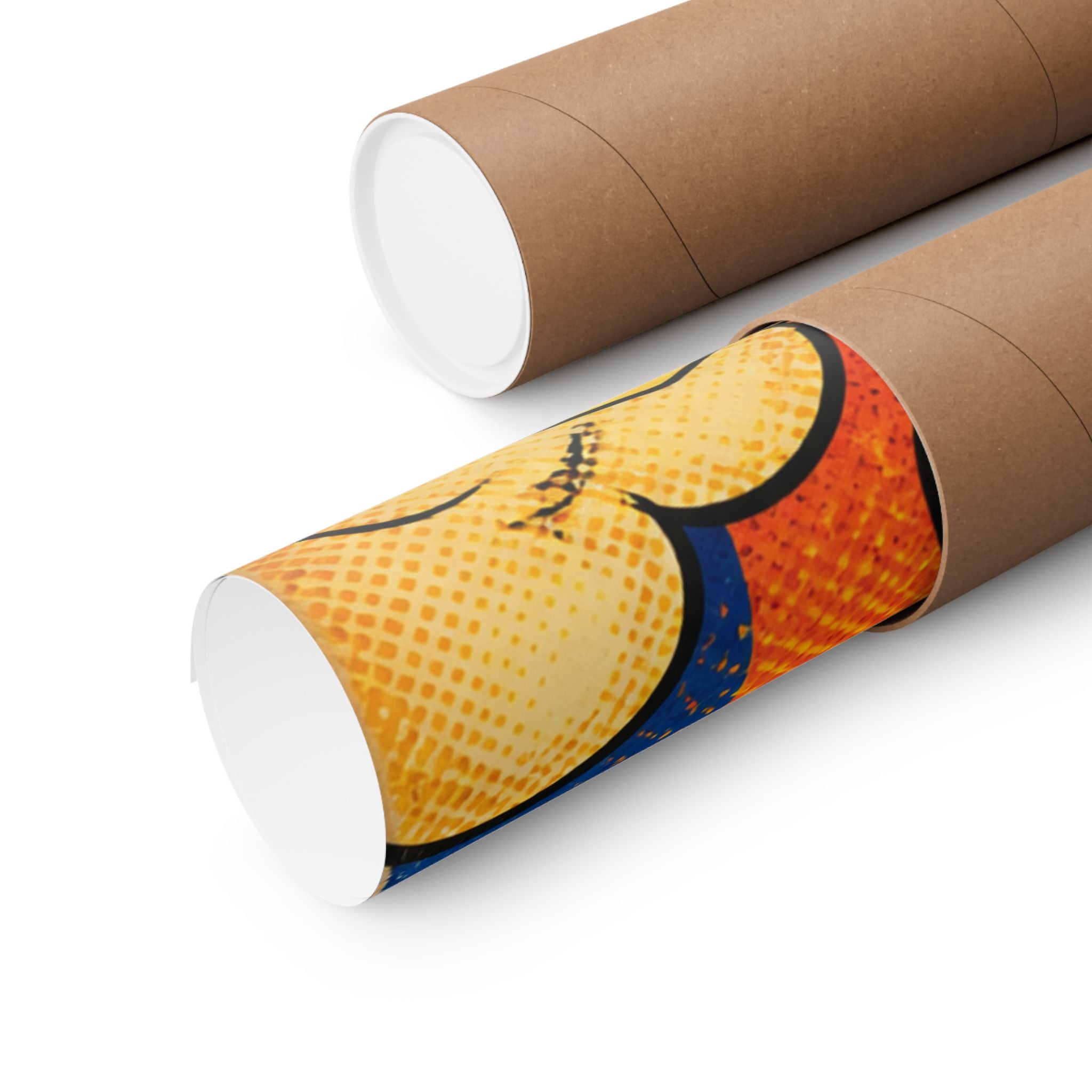 Croissant Hot Air Balloon Wall Art Poster 24×36 Pop Art Restaurant Decor Maximalist Print