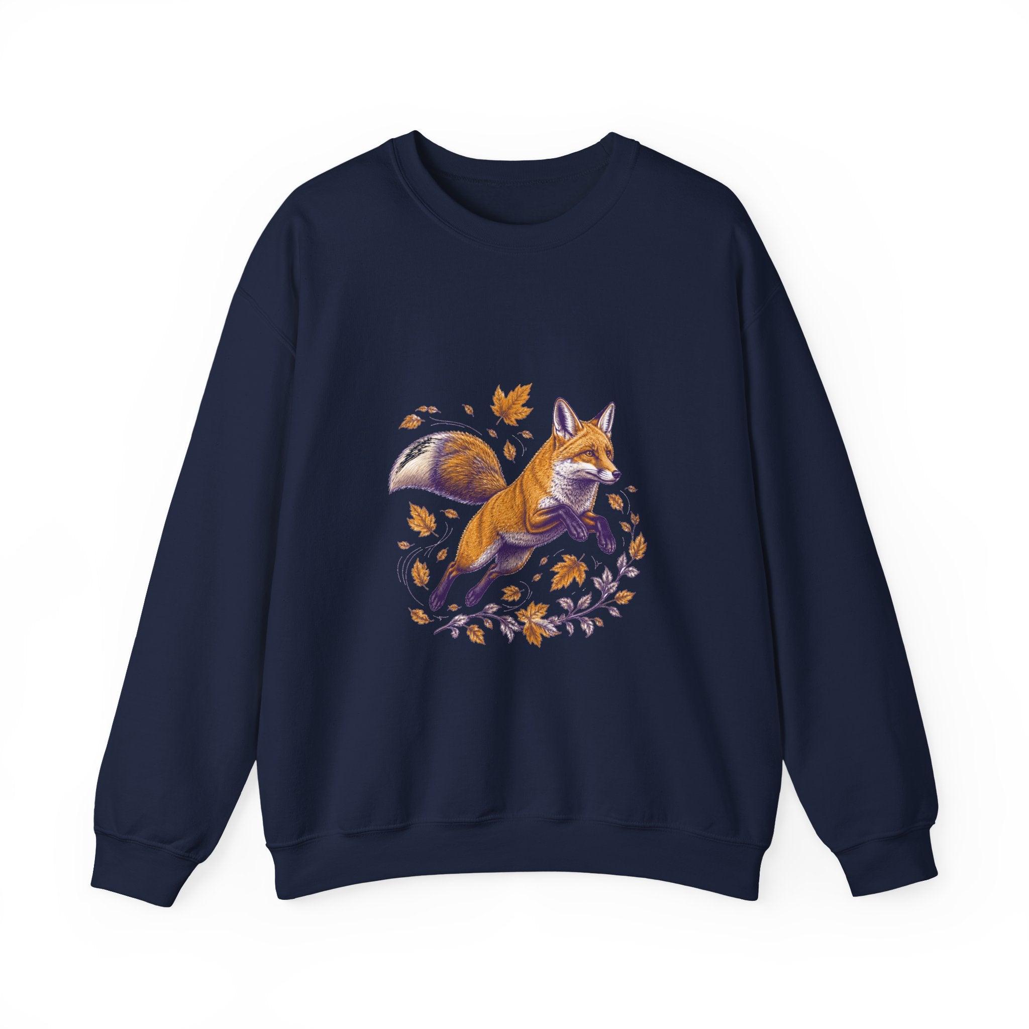 Matching Couple Sweatshirt - Fox & Rabbit Matching Couple Comfort Colors Crew Vintage Art His Hers Honeymoon Gift - Design A