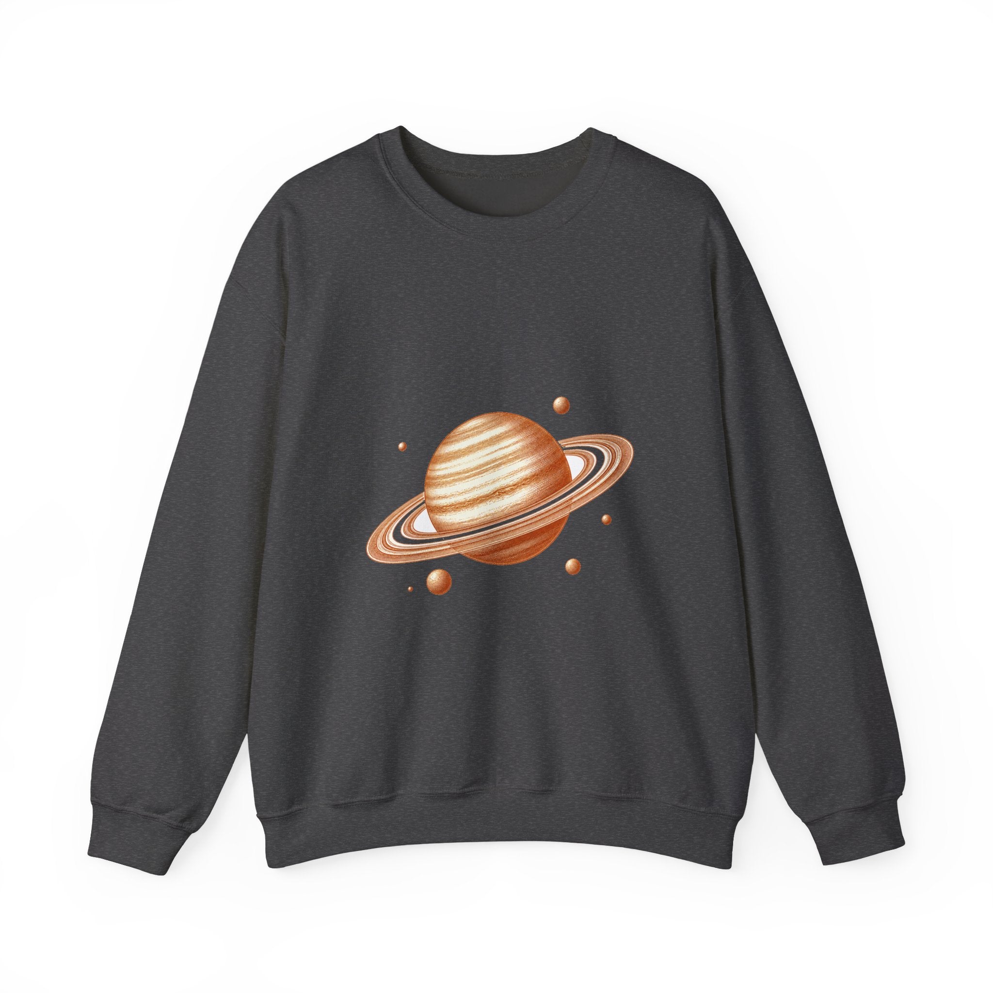 Matching Couple Sweatshirt - Saturn & Jupiter Matching Couple Comfort Colors Crew Vintage Art His Hers Honeymoon Gift - Design A