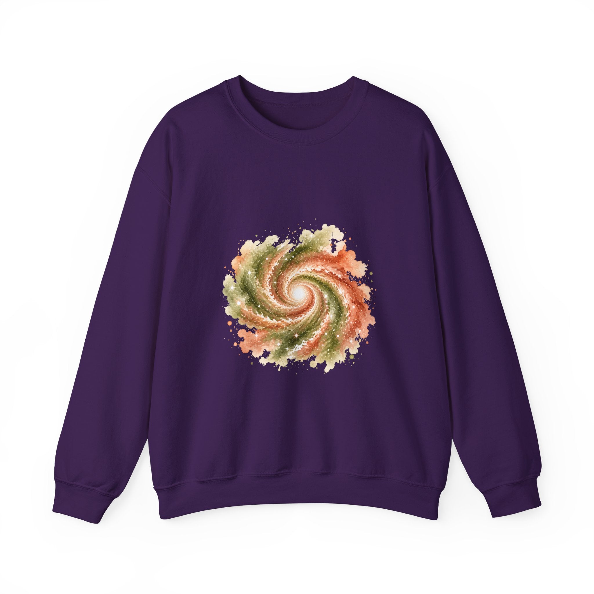 Matching Couple Sweatshirt - Galaxy & Supernova Matching Couple Crewneck Sweatshirt Watercolor Art His Hers Engagement Gift - Design A