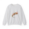 Matching Couple Sweatshirt - Shooting Star & North Star Matching Couple Comfort Colors Crew Geometric Art His Hers Love Gift - Design A