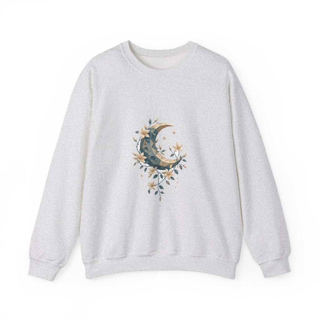 Matching Couple Sweatshirt - Sun & Moon Matching Couple Crewneck Sweatshirt Geometric Art His Hers Couple Gift - Design A