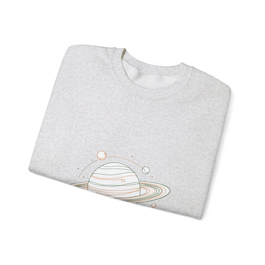 Matching Couple Sweatshirt - Saturn & Jupiter Matching Couple Comfort Colors Crew Minimalist Art His Hers Christmas Gift - Design A