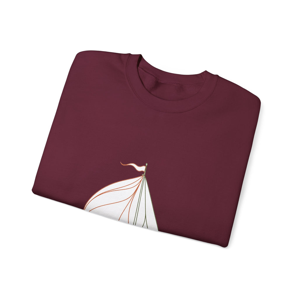 Matching Couple Sweatshirt - Anchor & Sail Matching Couple Crewneck Sweatshirt Minimalist Art His Hers Valentine Gift - Design B