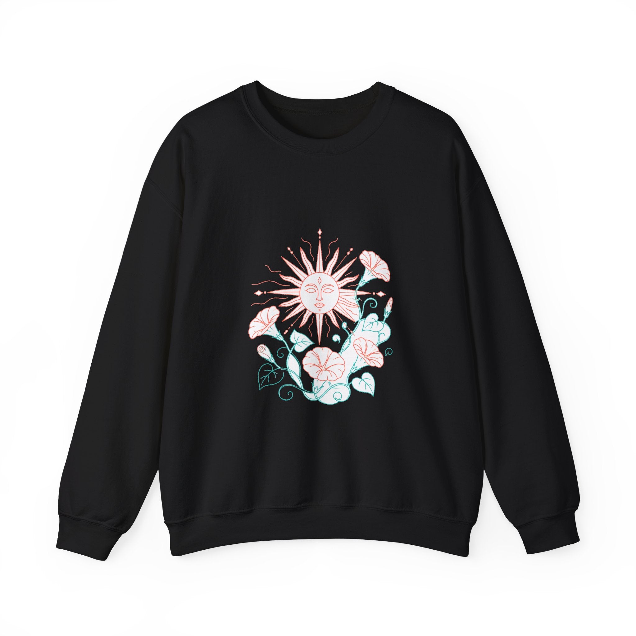 Matching Couple Sweatshirt - Sun & Moon Matching Couple Premium Fleece Sweatshirt Minimalist Art His Hers Christmas Gift - Design B
