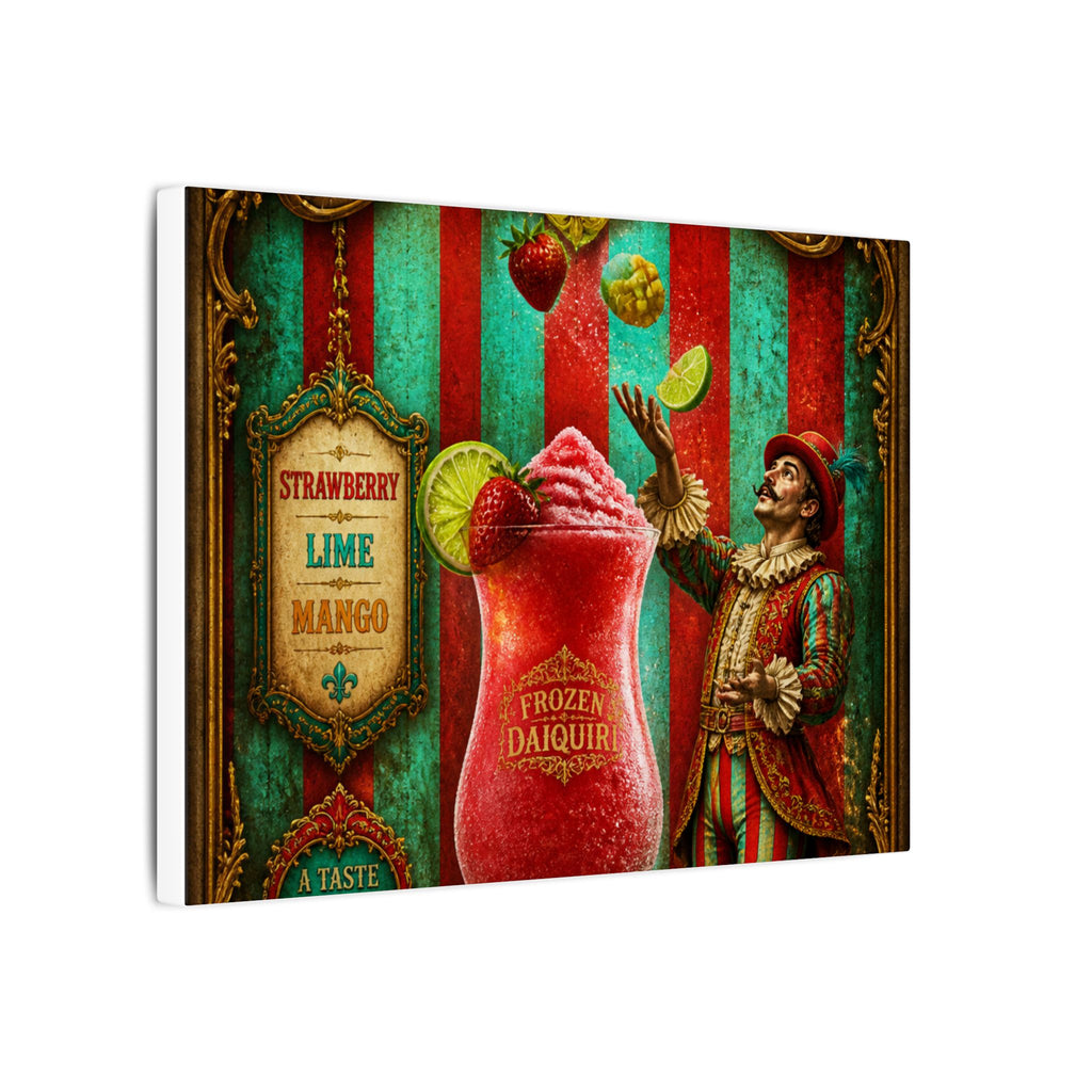 Daiquiri Fruit Juggler Wall Art Canvas 16×20 Baroque Home Office Decor Maximalist Print