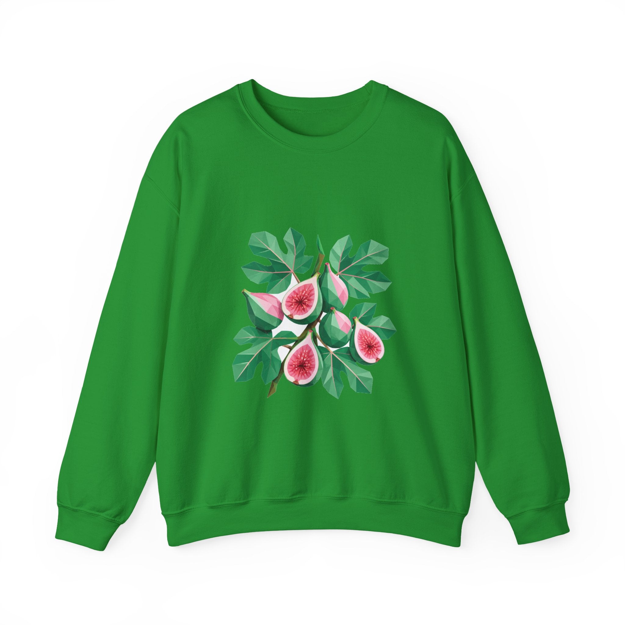 Matching Couple Sweatshirt - Olive Branch & Fig Matching Couple Comfort Colors Crew Geometric Art His Hers Love Gift - Design B