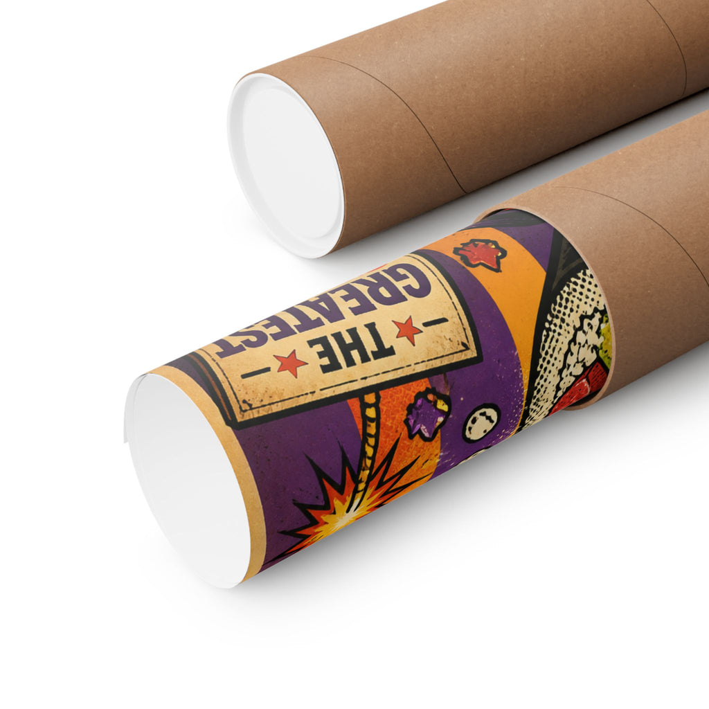 Sushi Roll Cannon Wall Art Poster 24×36 Pop Art Restaurant Decor Maximalist Print