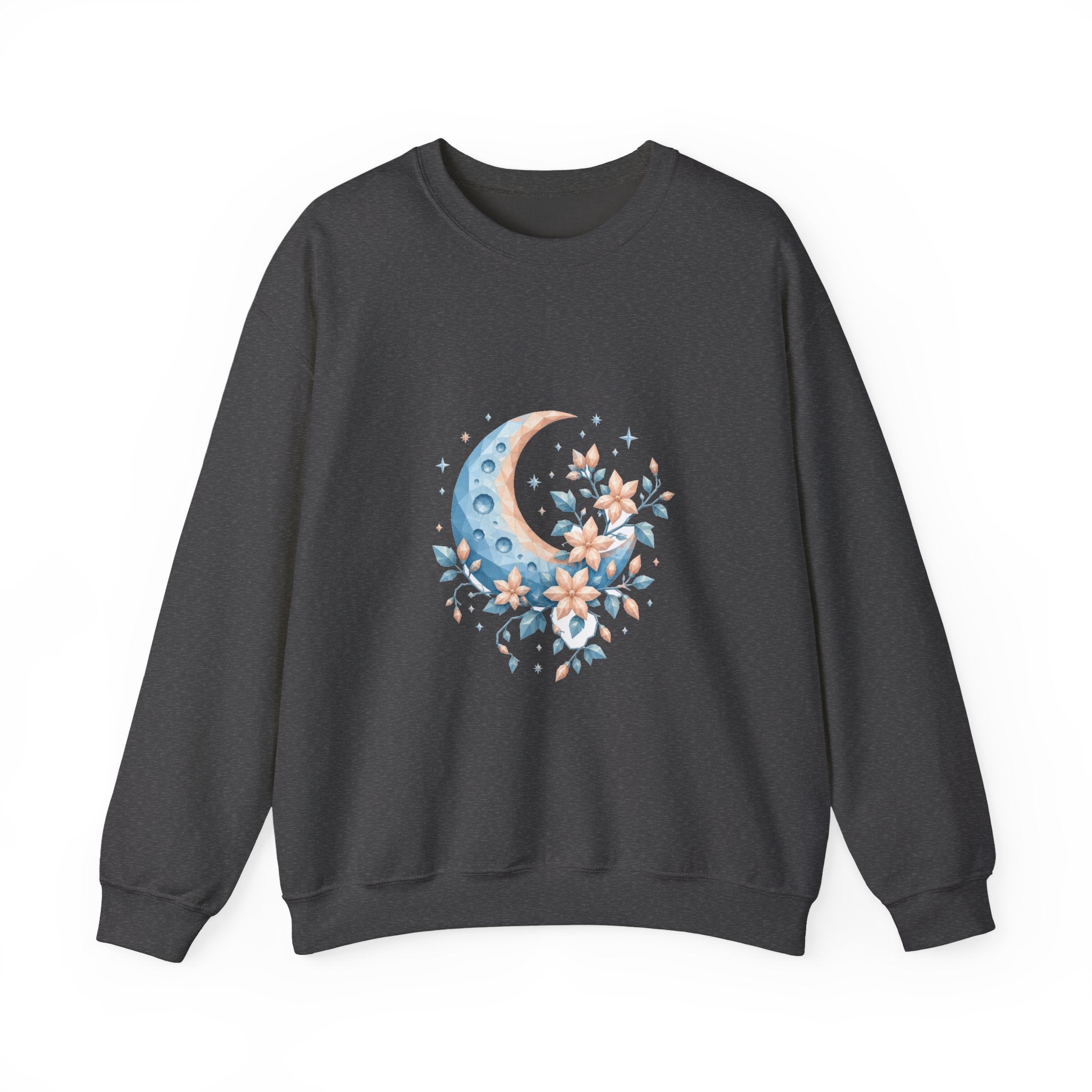 Matching Couple Sweatshirt - Sun & Moon Matching Couple Premium Fleece Sweatshirt Geometric Art His Hers Love Gift - Design A