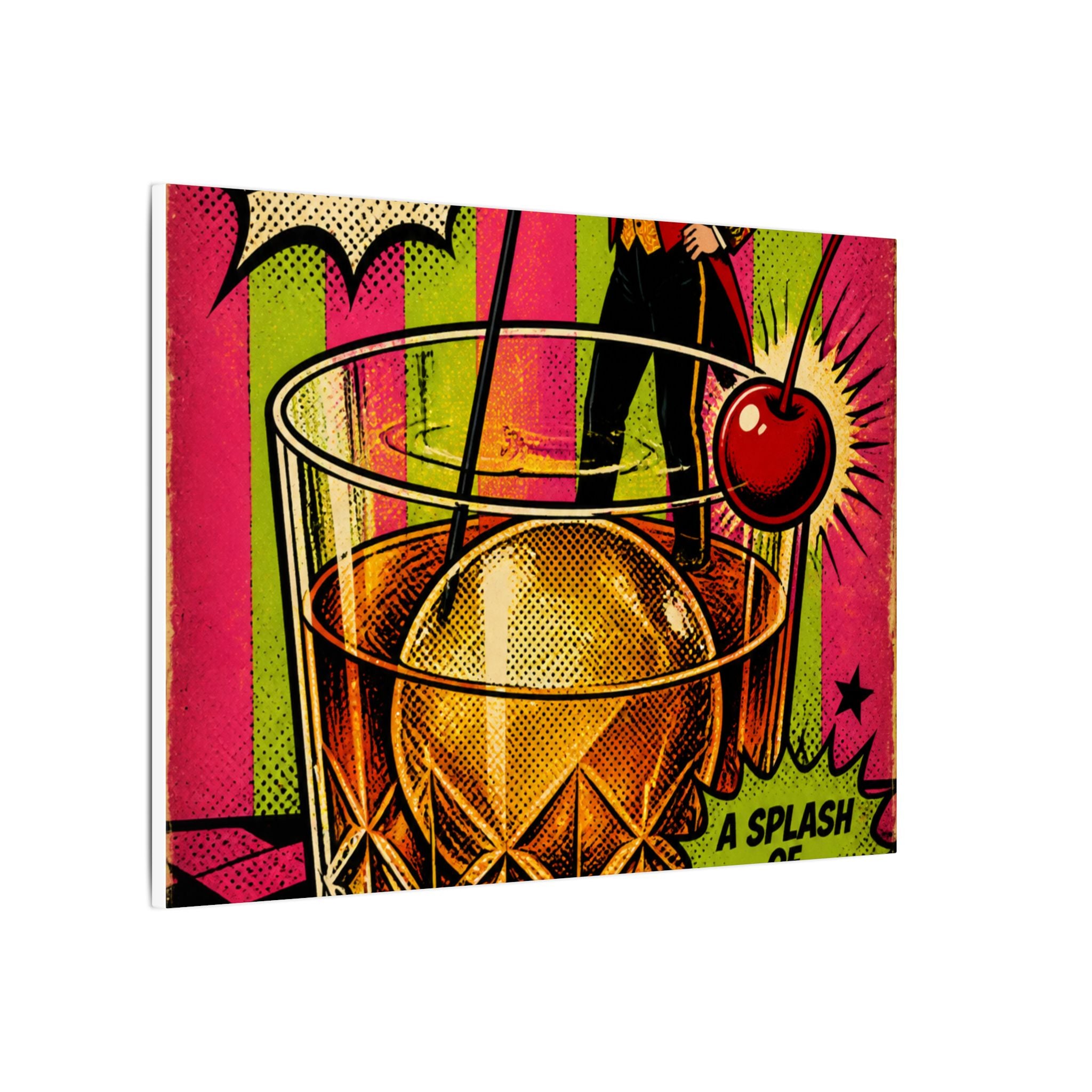 Old Fashioned Ringmaster Wall Art Canvas 24×36 Pop Art Restaurant Decor Maximalist Print