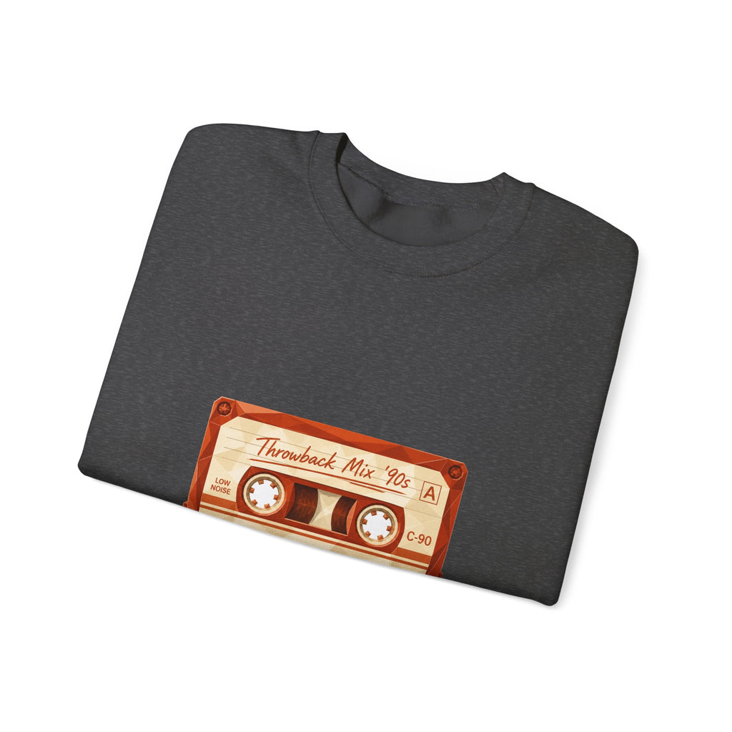 Matching Couple Sweatshirt - Vinyl & Cassette Matching Couple Premium Fleece Sweatshirt Geometric Art His Hers Love Gift - Design B