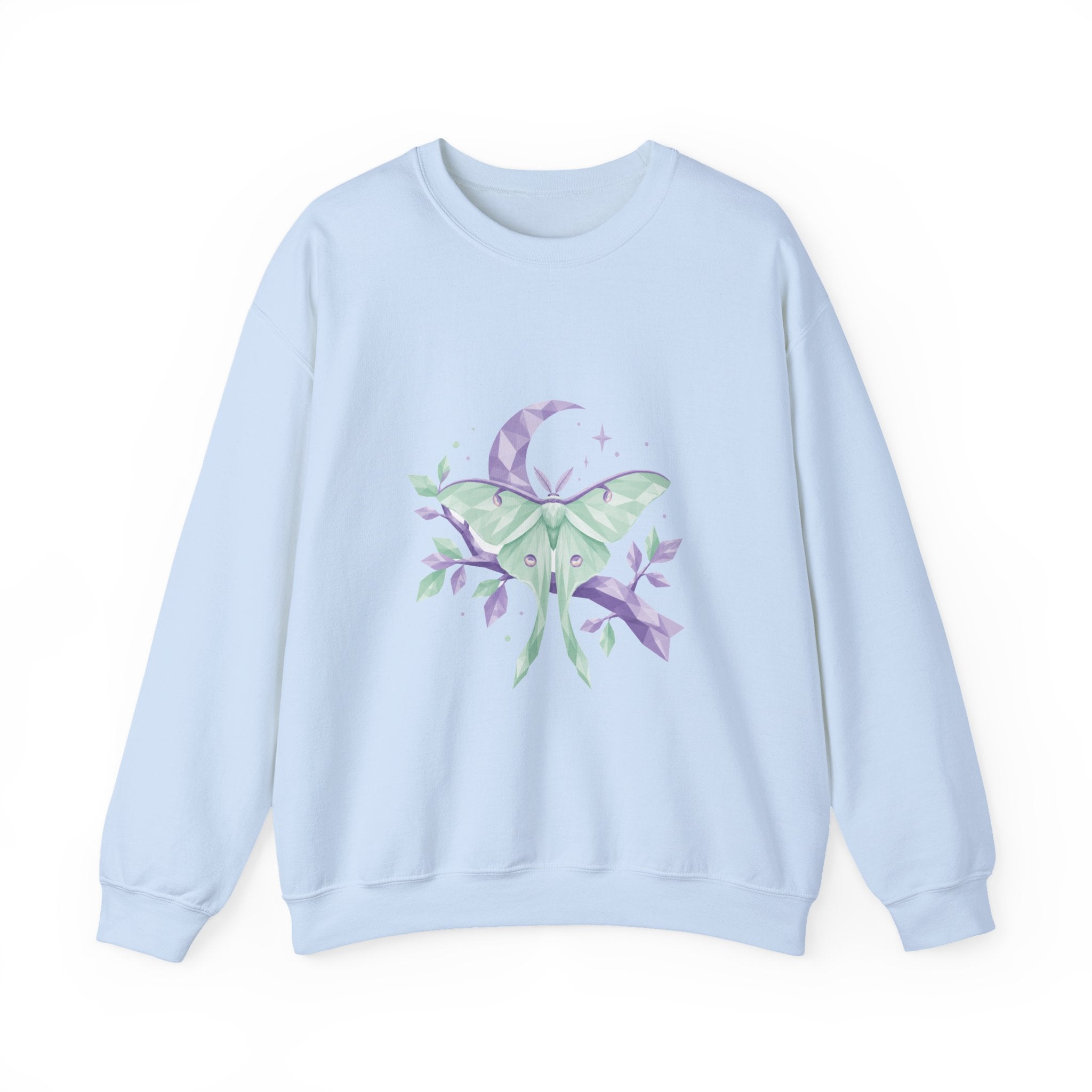 Matching Couple Sweatshirt - Butterfly & Moth Matching Couple Comfort Colors Crew Geometric Art His Hers Love Gift - Design B