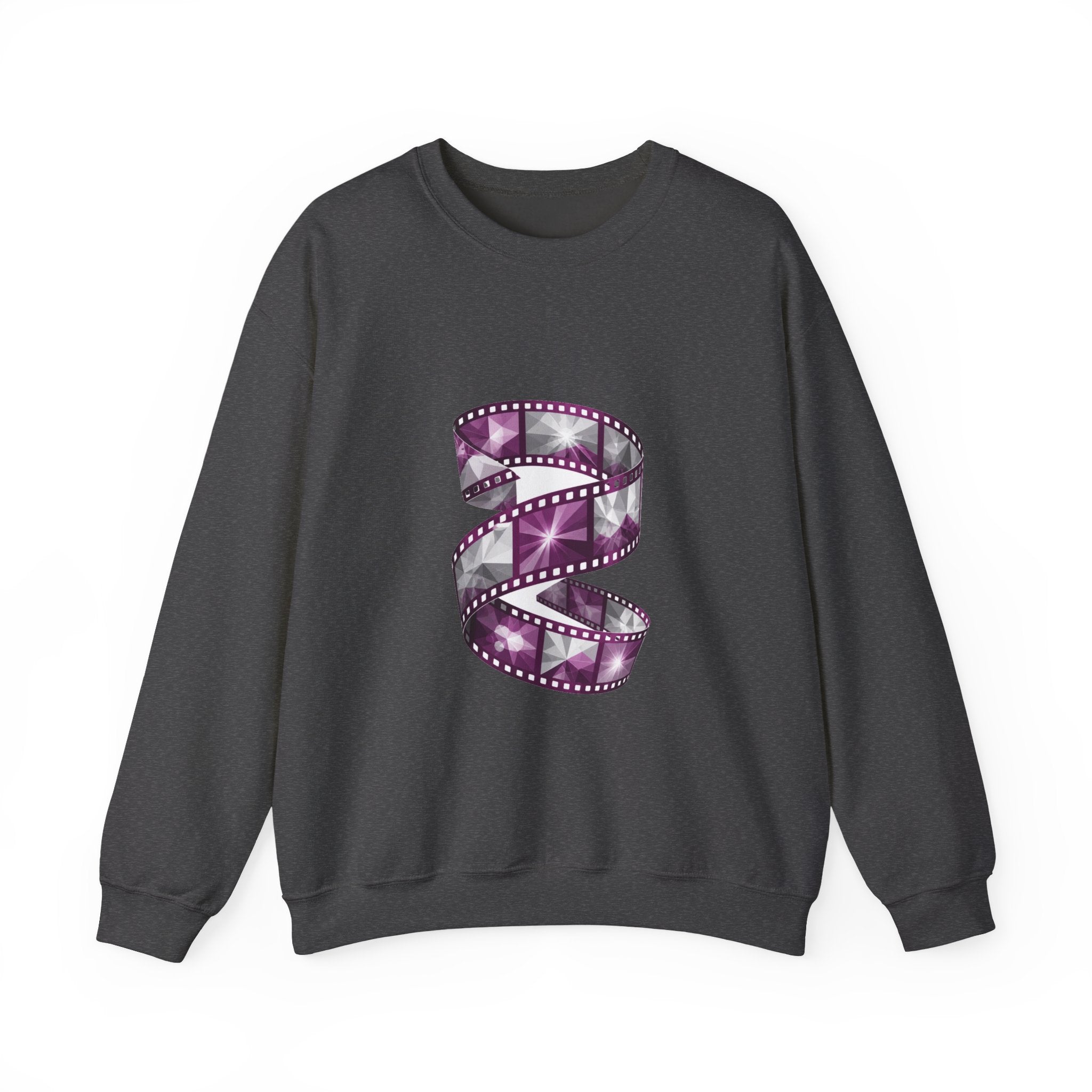 Matching Couple Sweatshirt - Camera & Film Matching Couple Premium Fleece Sweatshirt Geometric Art His Hers Love Gift - Design B