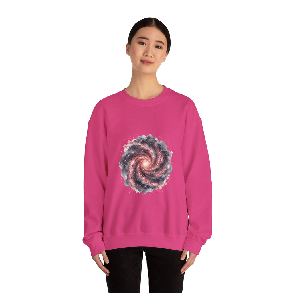 Matching Couple Sweatshirt - Galaxy & Supernova Matching Couple Premium Fleece Sweatshirt Watercolor Art His Hers Birthday Gift - Design A