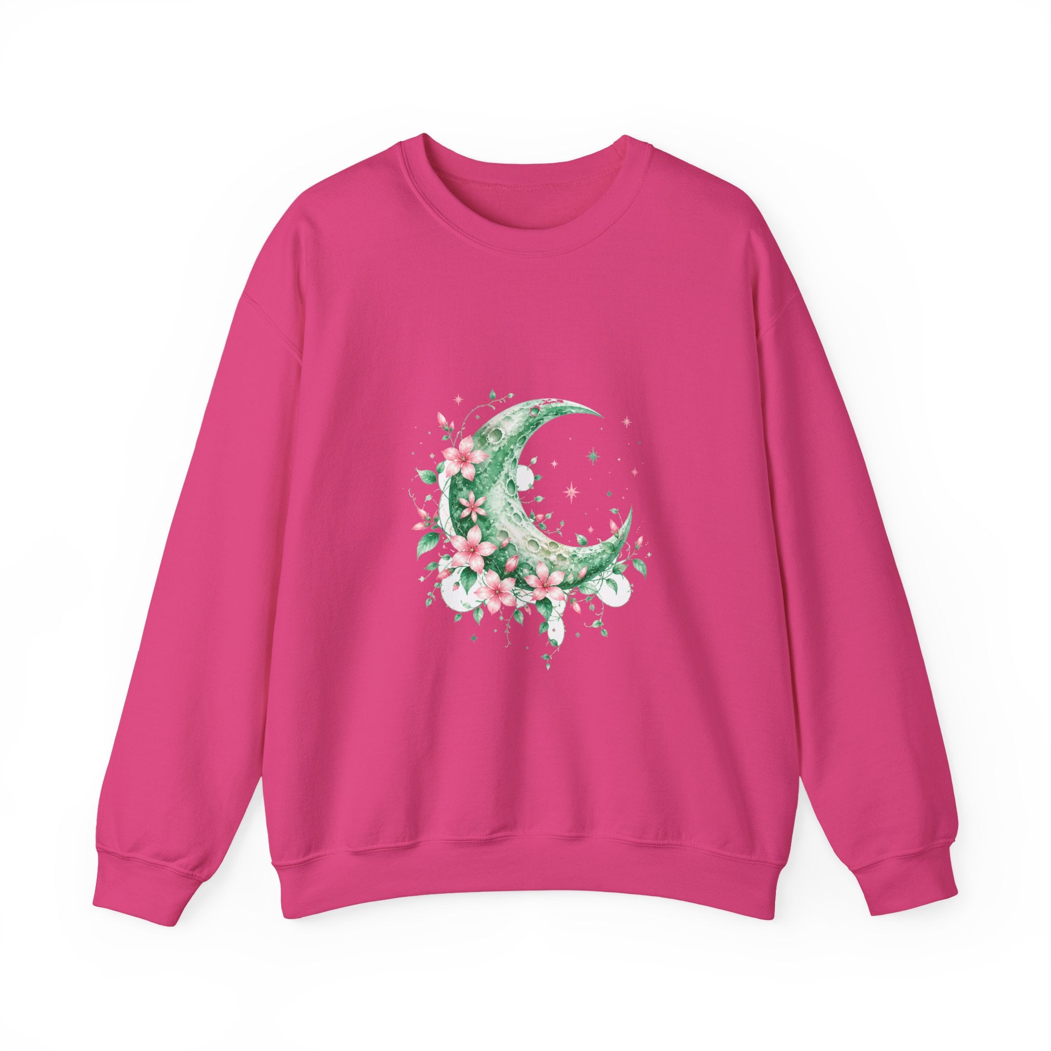 Matching Couple Sweatshirt - Sun & Moon Matching Couple Premium Fleece Sweatshirt Watercolor Art His Hers Birthday Gift - Design A