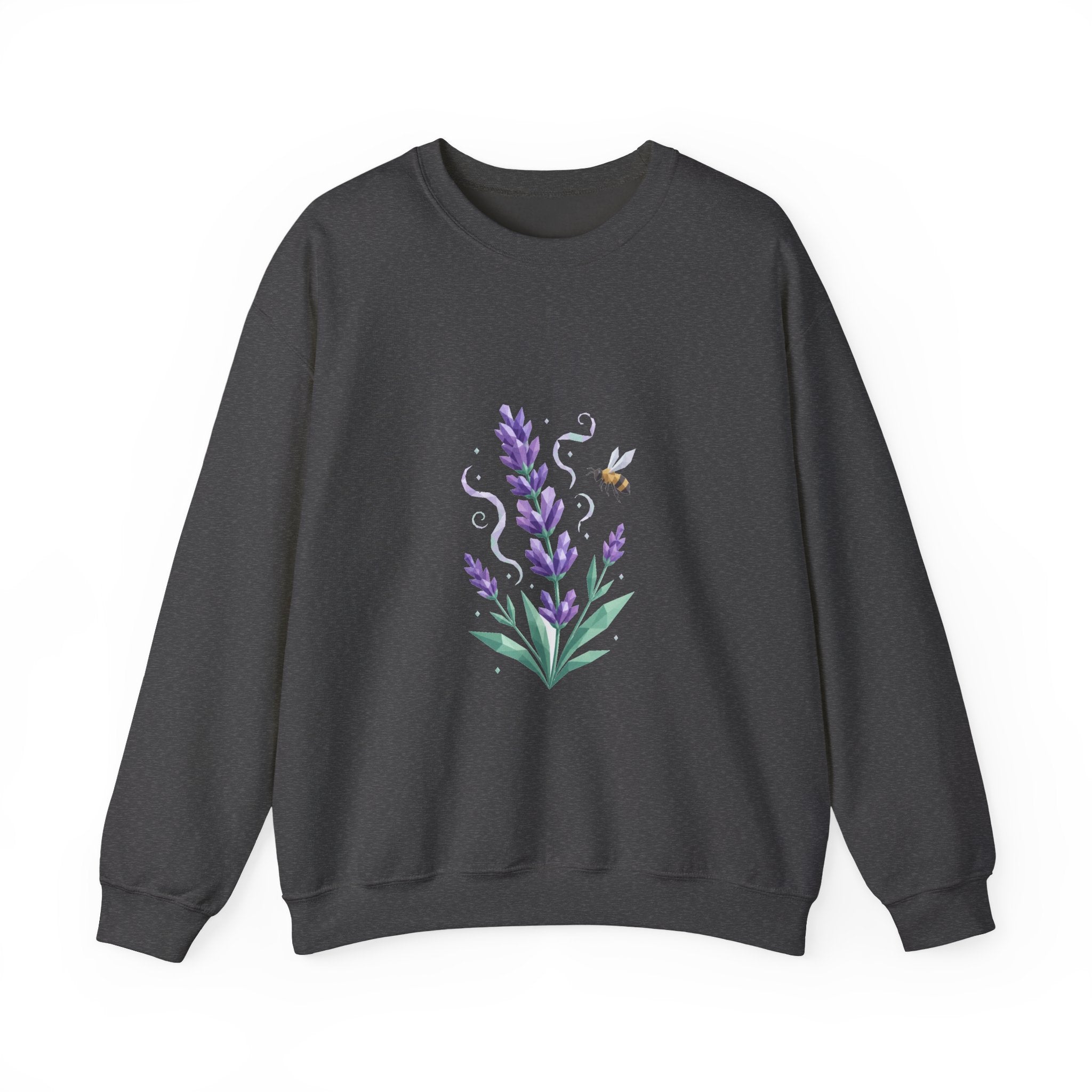 Matching Couple Sweatshirt - Lavender & Thistle Matching Couple Premium Fleece Sweatshirt Geometric Art His Hers Love Gift - Design A