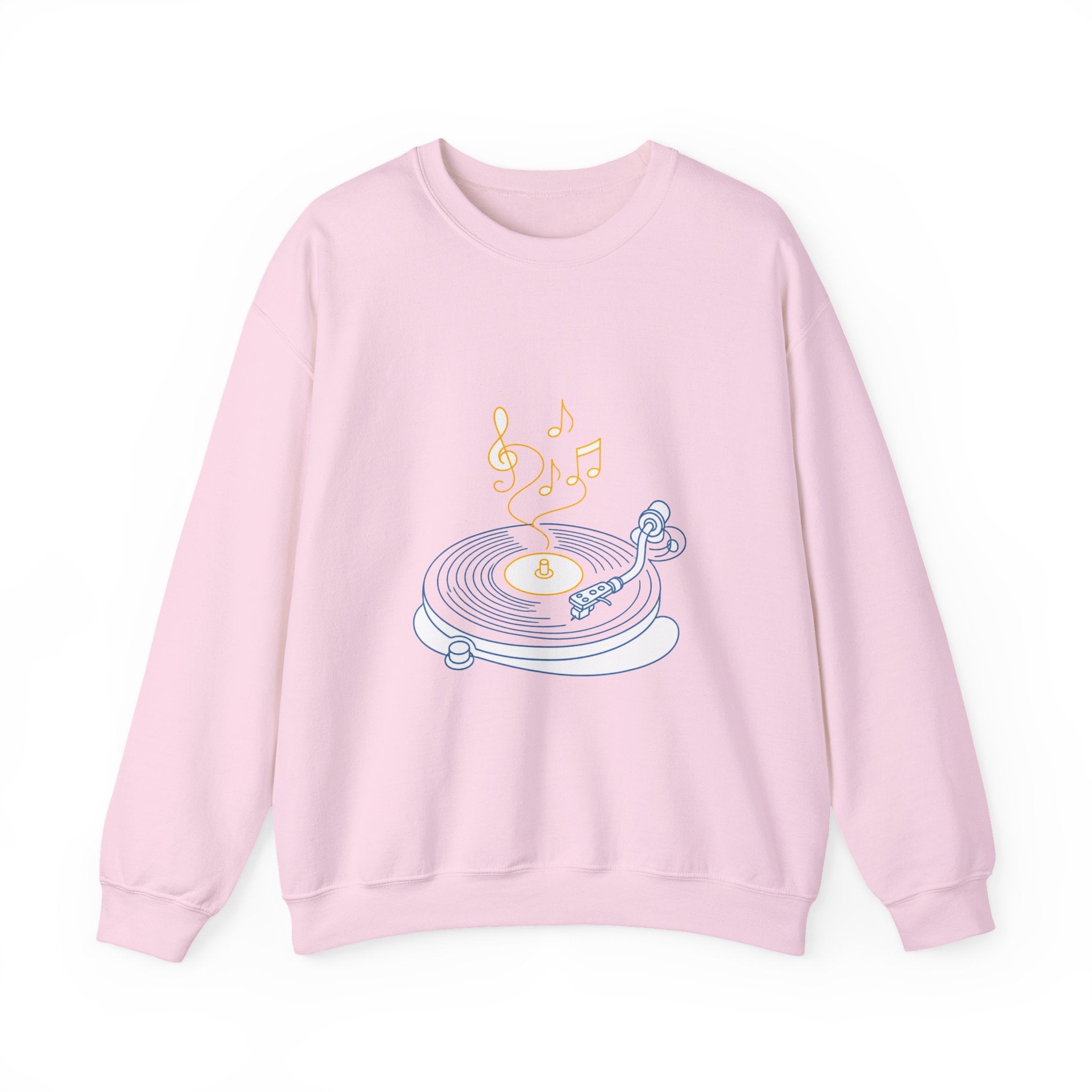 Matching Couple Sweatshirt - Vinyl & Cassette Matching Couple Premium Fleece Sweatshirt Minimalist Art His Hers Christmas Gift - Design A