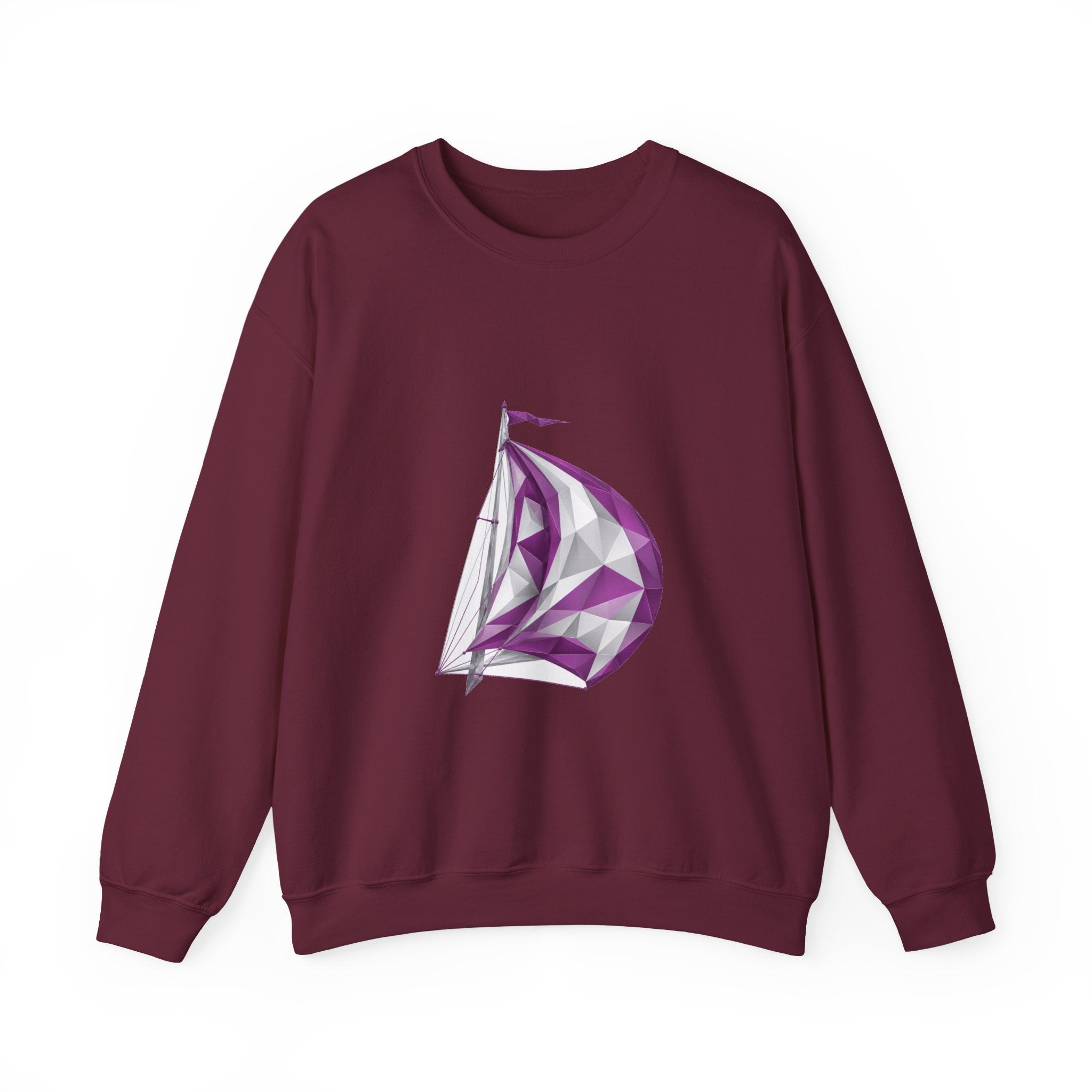 Matching Couple Sweatshirt - Anchor & Sail Matching Couple Comfort Colors Crew Geometric Art His Hers Love Gift - Design B
