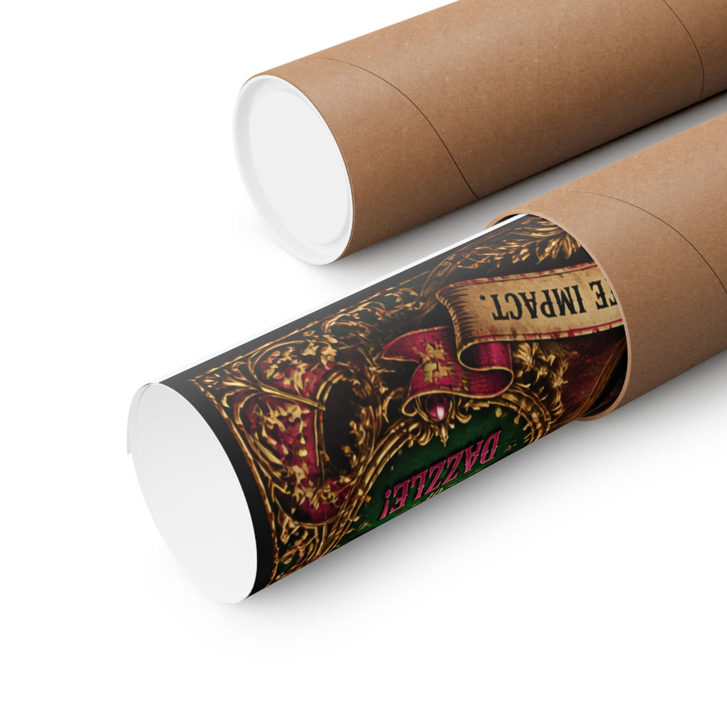 Lipstick Cannon Wall Art Poster 24×36 Baroque Studio Decor Maximalist Print