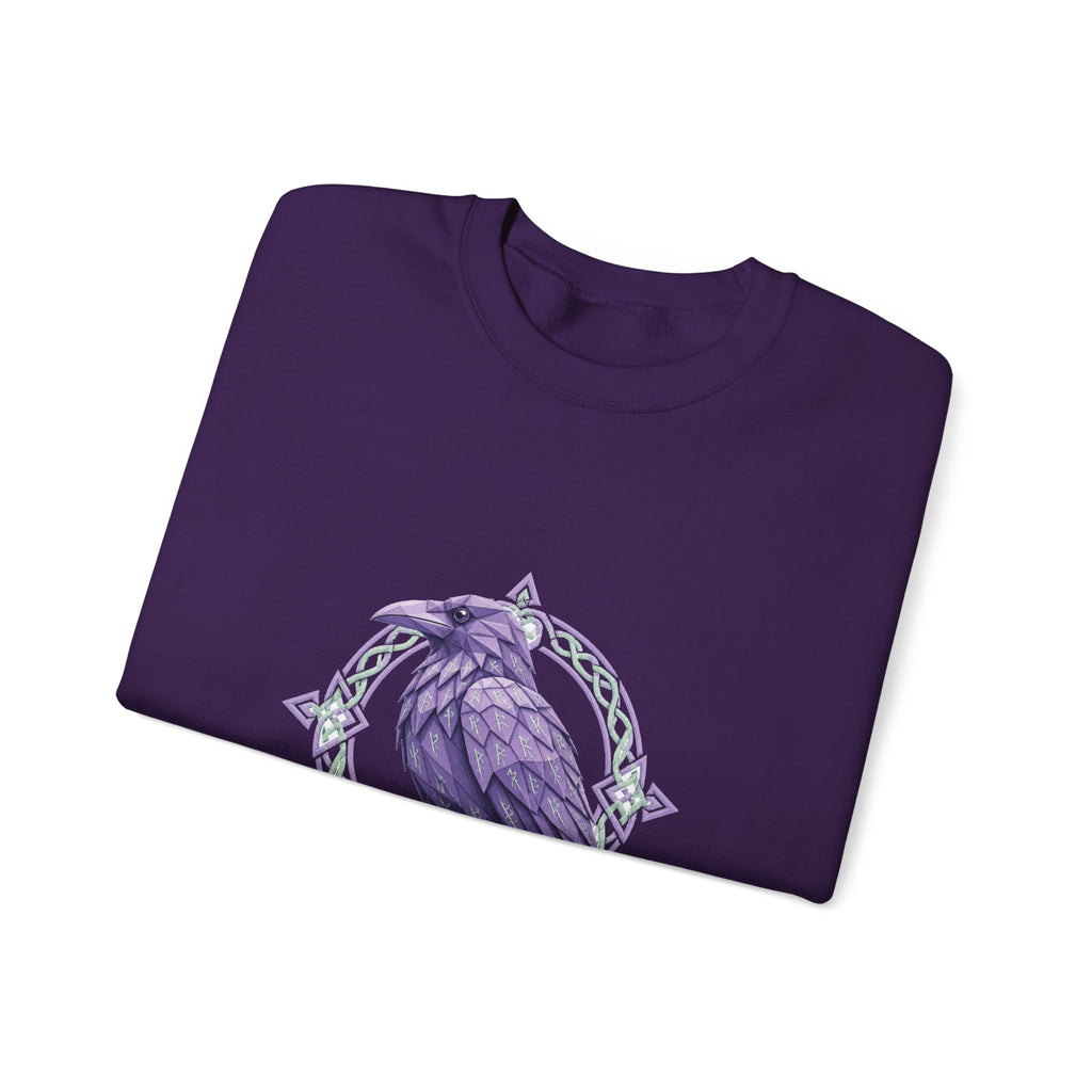 Matching Couple Sweatshirt - Huginn & Muninn Matching Couple Comfort Colors Crew Geometric Art His Hers Love Gift - Design B